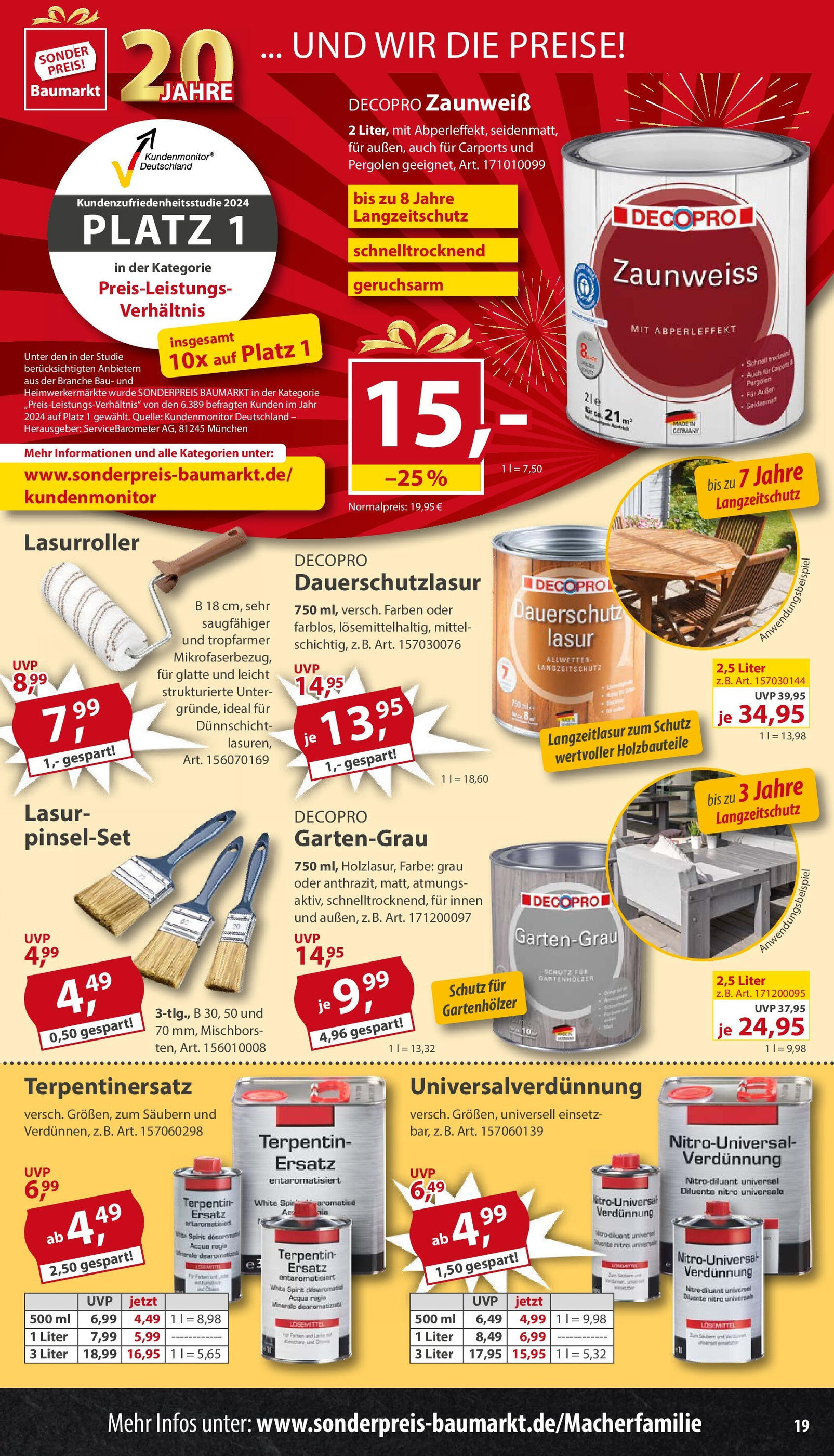 Sonderpreis Baumarkt Prospekt woche 17 - 26-04-2025