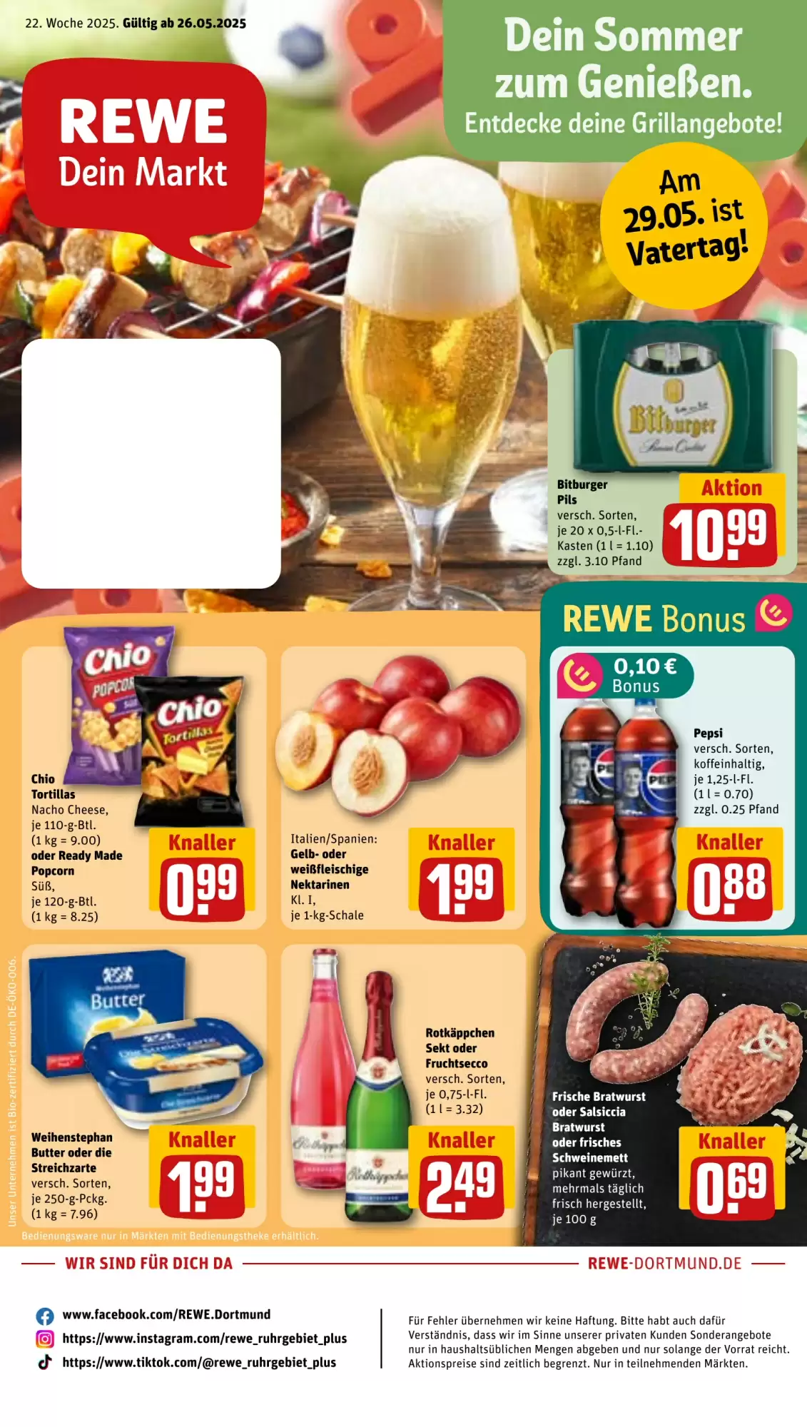 REWE Prospekt - 25-05-2025 ( ist gültig von 25-05-2025 bis 29-05-2025) | 1