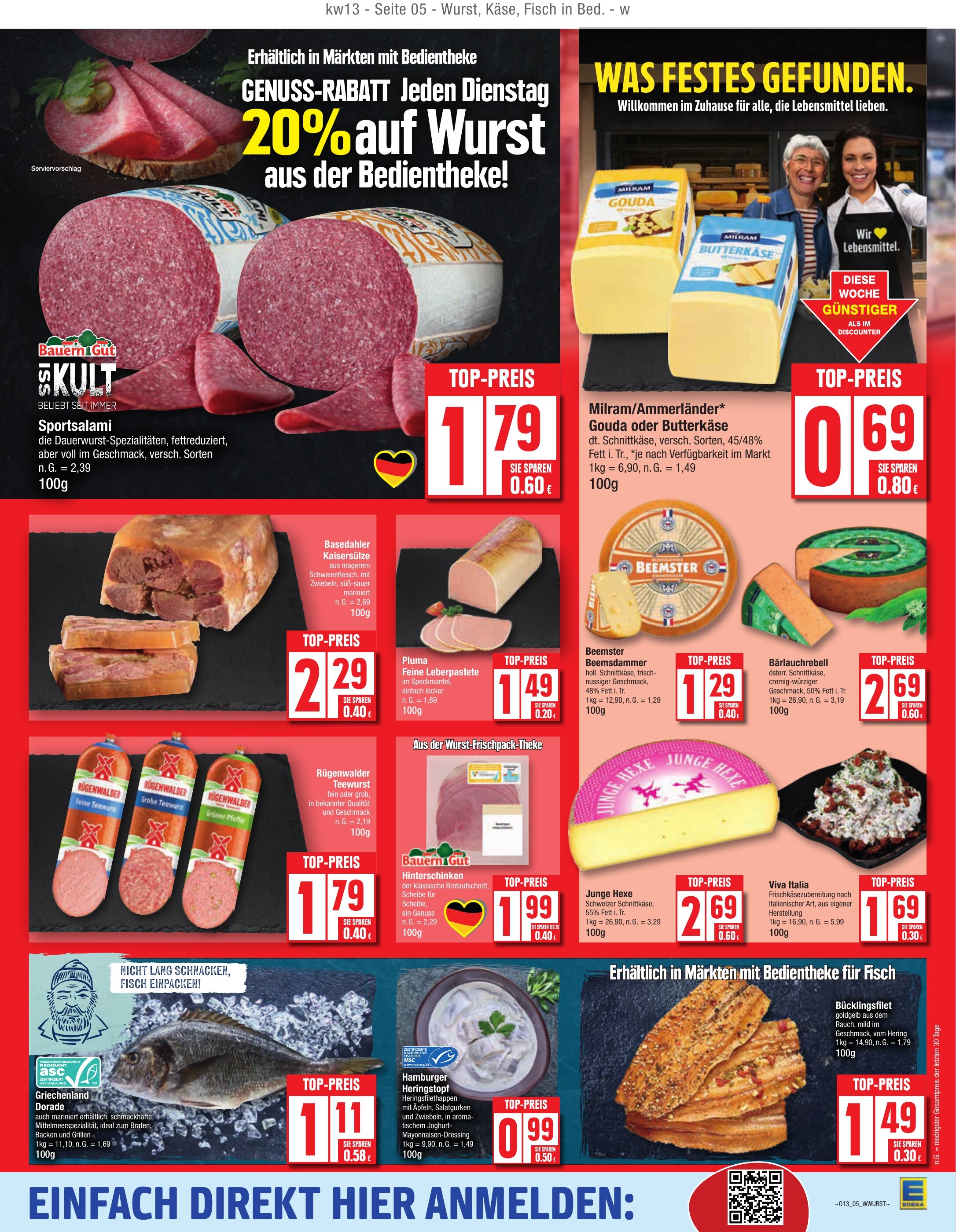 Edeka Prospekt woche 13 - 23-03-2025