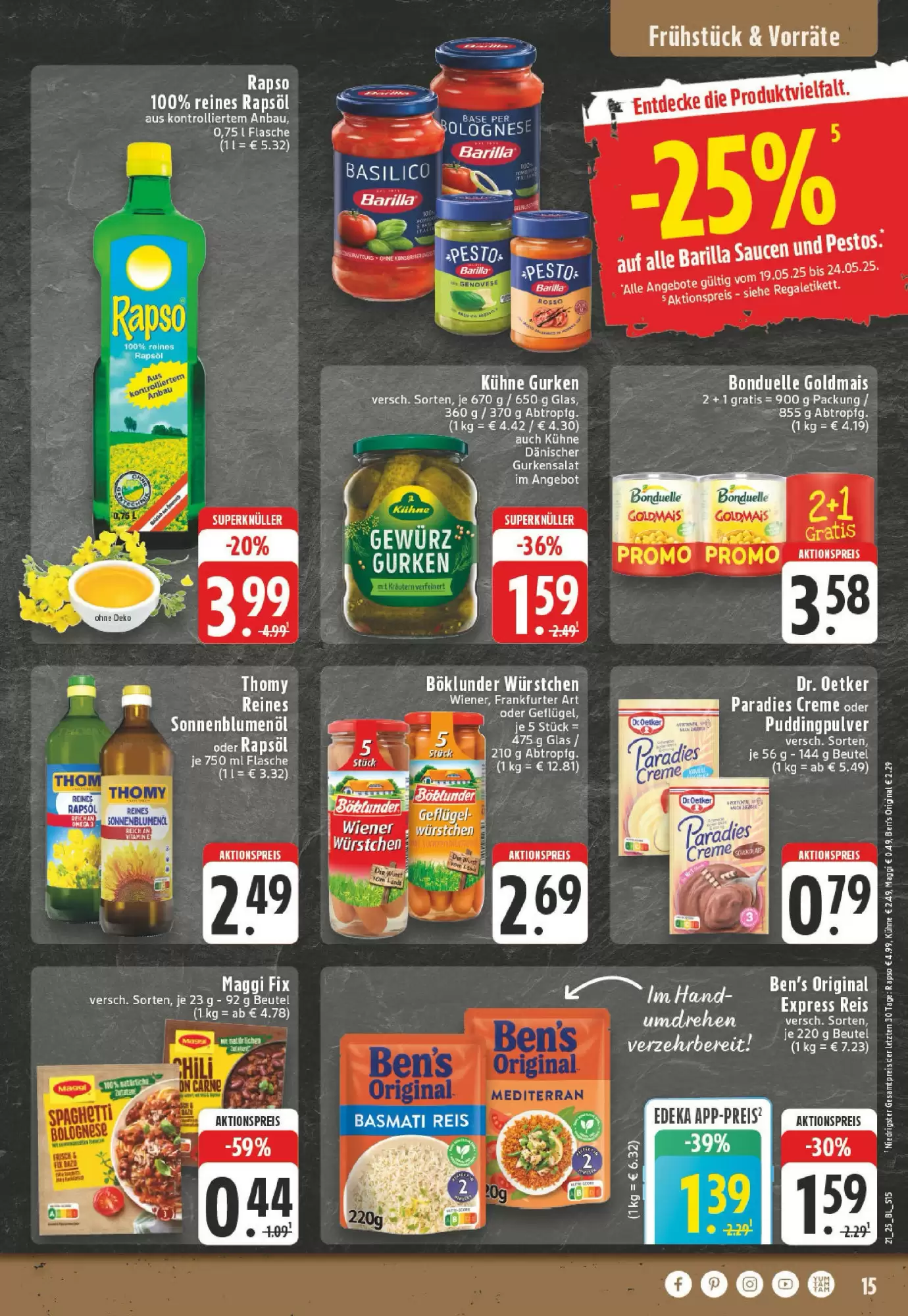 Edeka Prospekt woche 21 - 18-05-2025 ( ist gültig von 18-05-2025 bis 24-05-2025) | 15