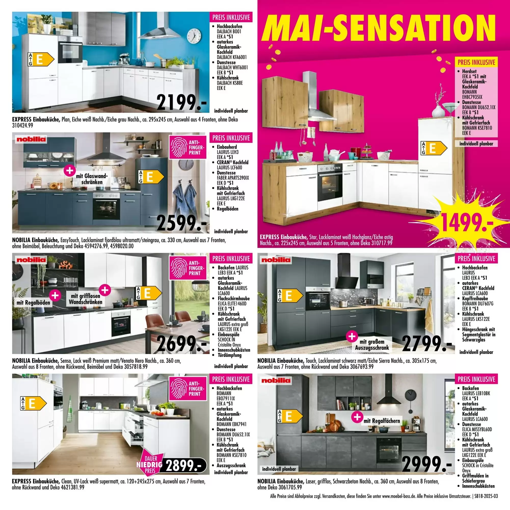 Möbel Boss Prospekt woche 18 - 28-04-2025 ( ist gültig von 28-04-2025 bis 04-05-2025) | 3