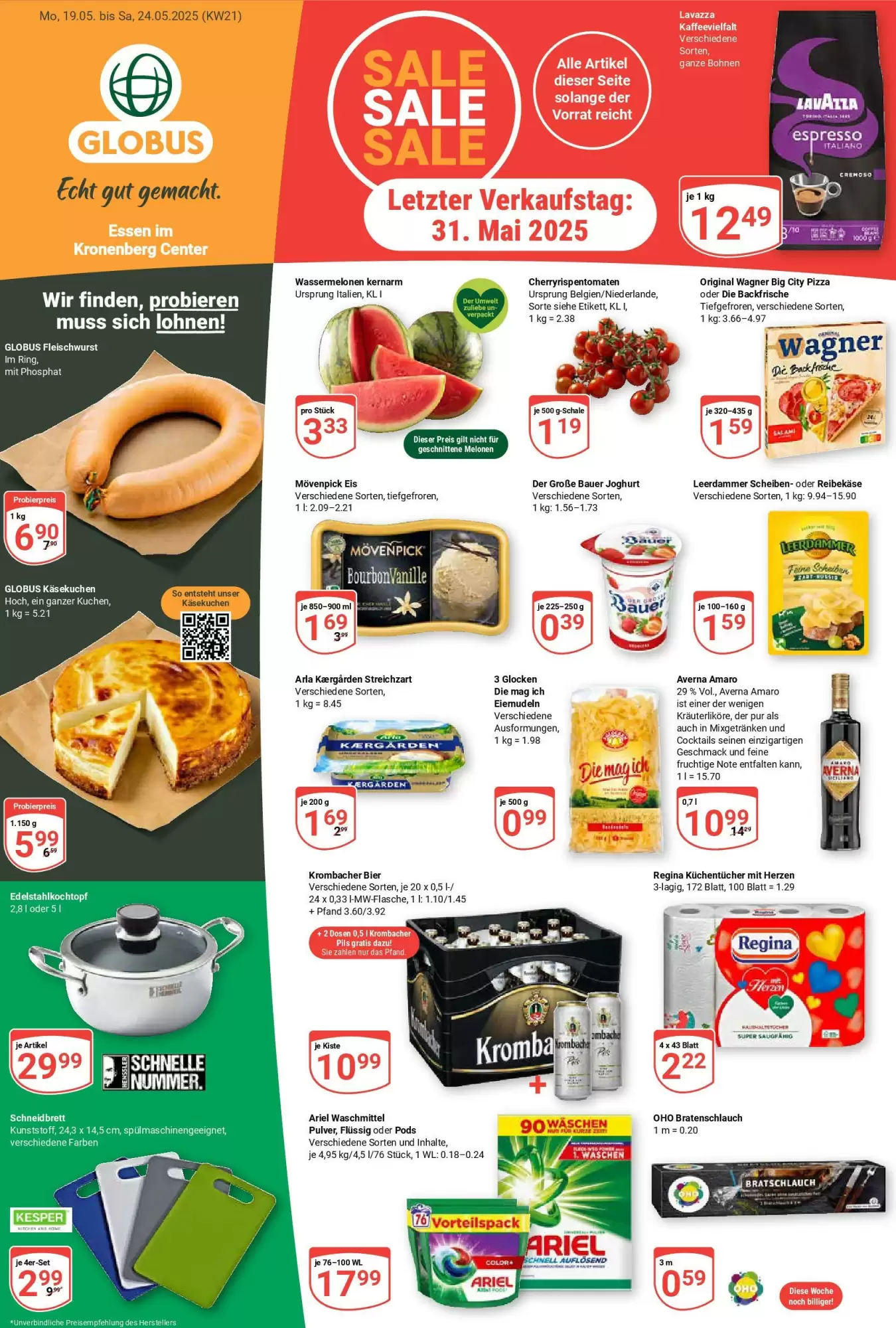 Globus Prospekt woche 21 - 19-05-2025 ( ist gültig von 19-05-2025 bis 24-05-2025) | 1