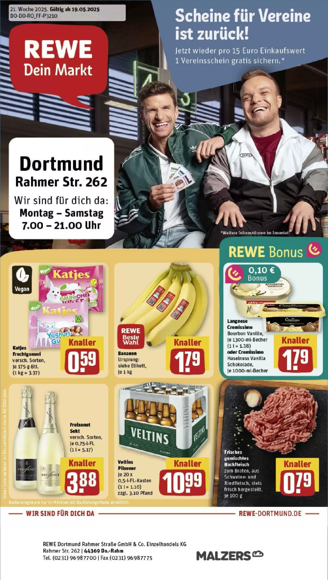 REWE Prospekt woche 21 - 19-05-2025 ( ist gültig von 19-05-2025 bis 25-05-2025) | 1