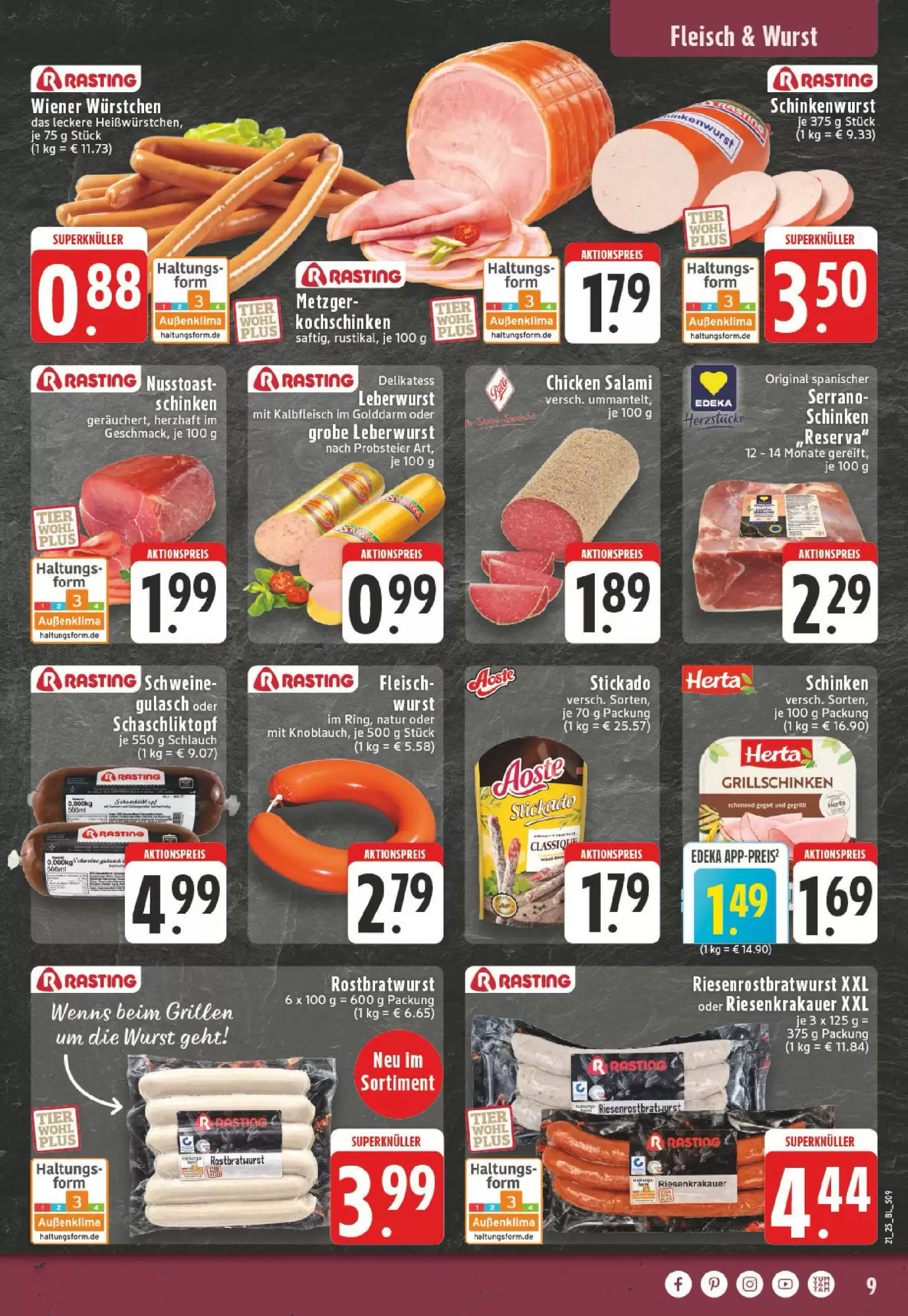 Edeka Prospekt woche 21 - 18-05-2025 ( ist gültig von 18-05-2025 bis 24-05-2025) | 9