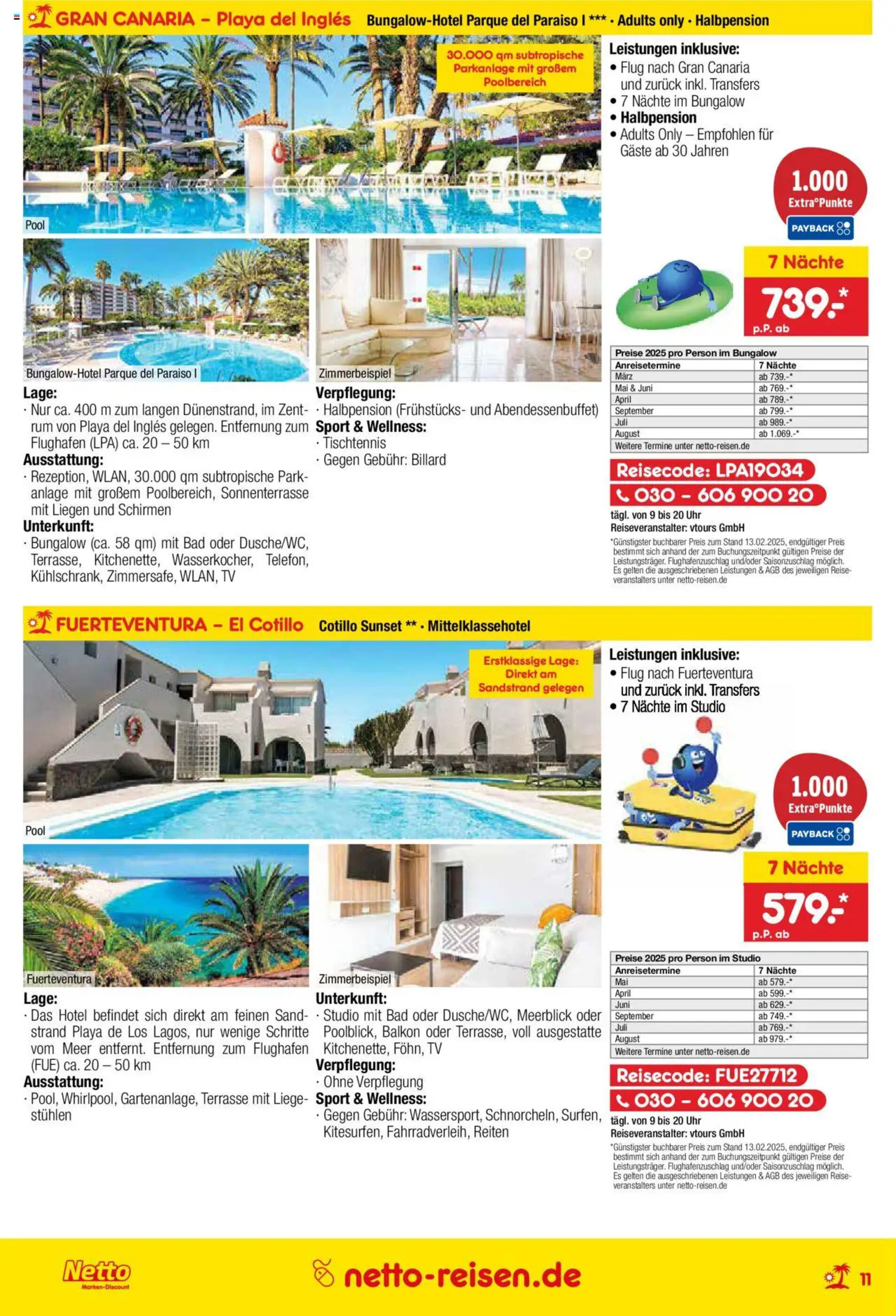 Netto Reisen Prospekt - 01-03-2025