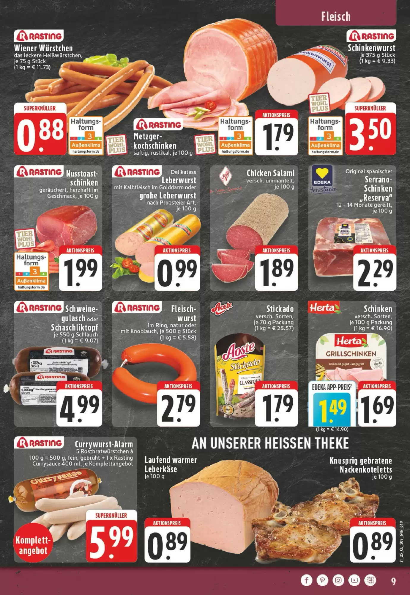 Edeka Prospekt woche 21 - 18-05-2025 ( ist gültig von 18-05-2025 bis 24-05-2025) | 9