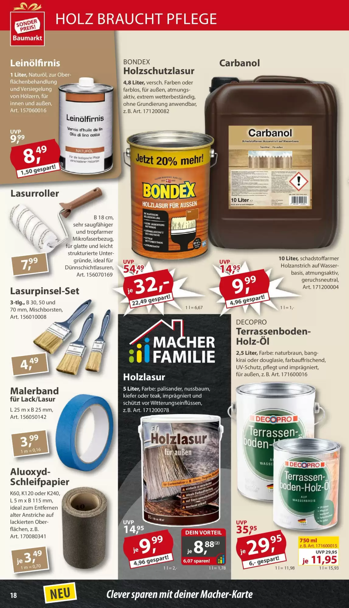 Sonderpreis Baumarkt Prospekt woche 19 - 10-05-2025 ( ist gültig von 10-05-2025 bis 16-05-2025) | 18