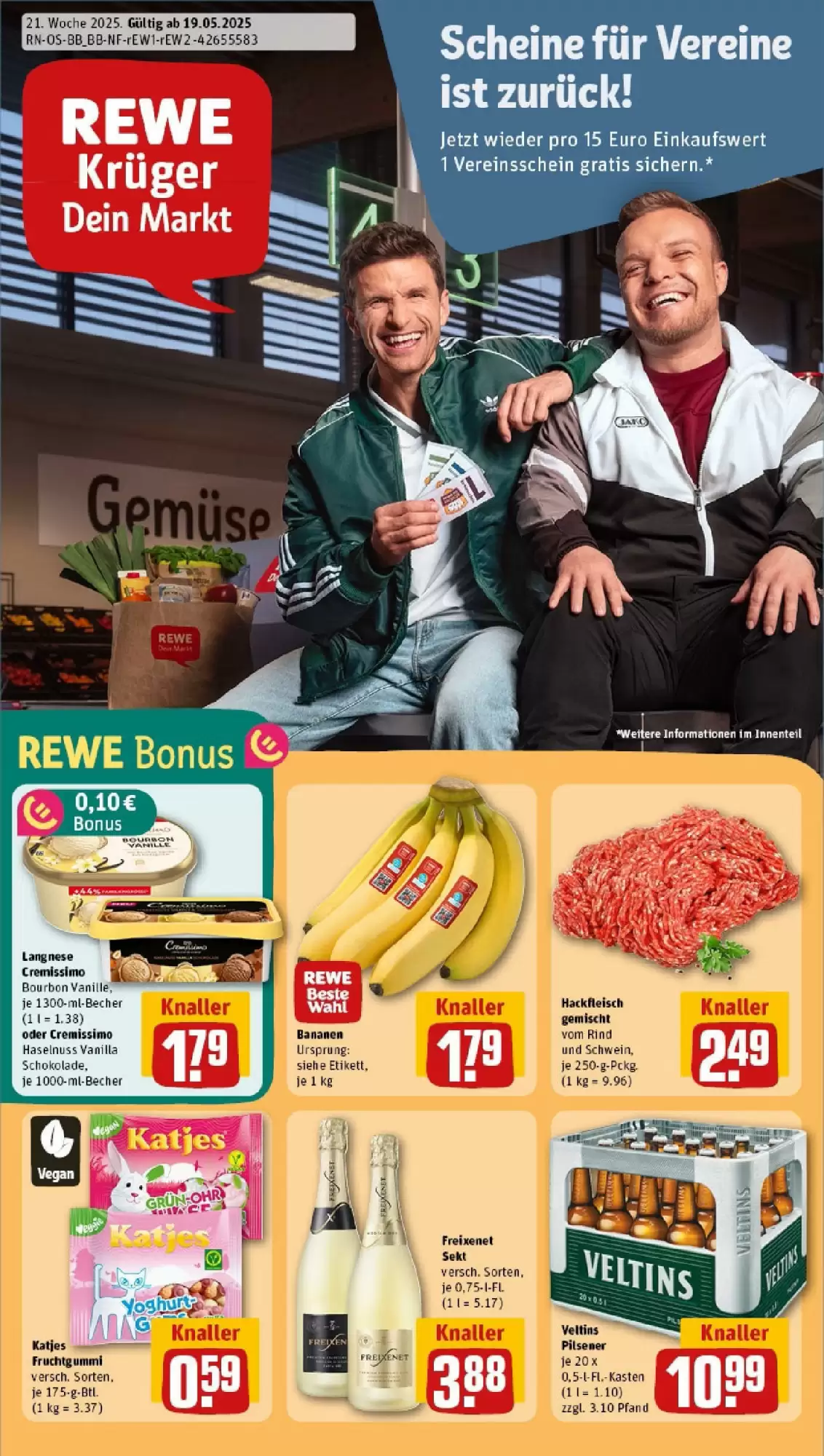 REWE Prospekt woche 21 - 19-05-2025 ( ist gültig von 19-05-2025 bis 25-05-2025) | 1