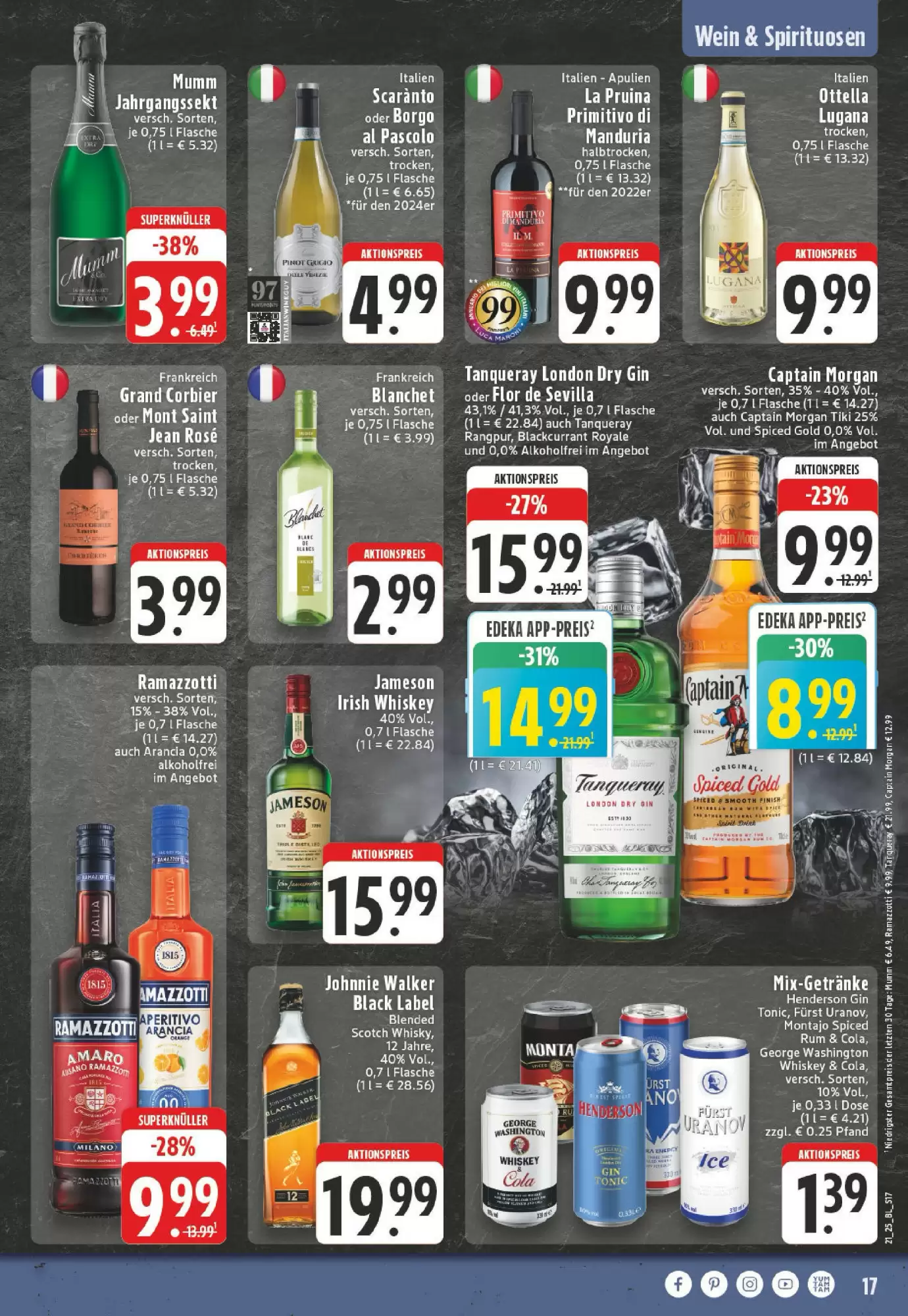 Edeka Prospekt woche 21 - 18-05-2025 ( ist gültig von 18-05-2025 bis 24-05-2025) | 17
