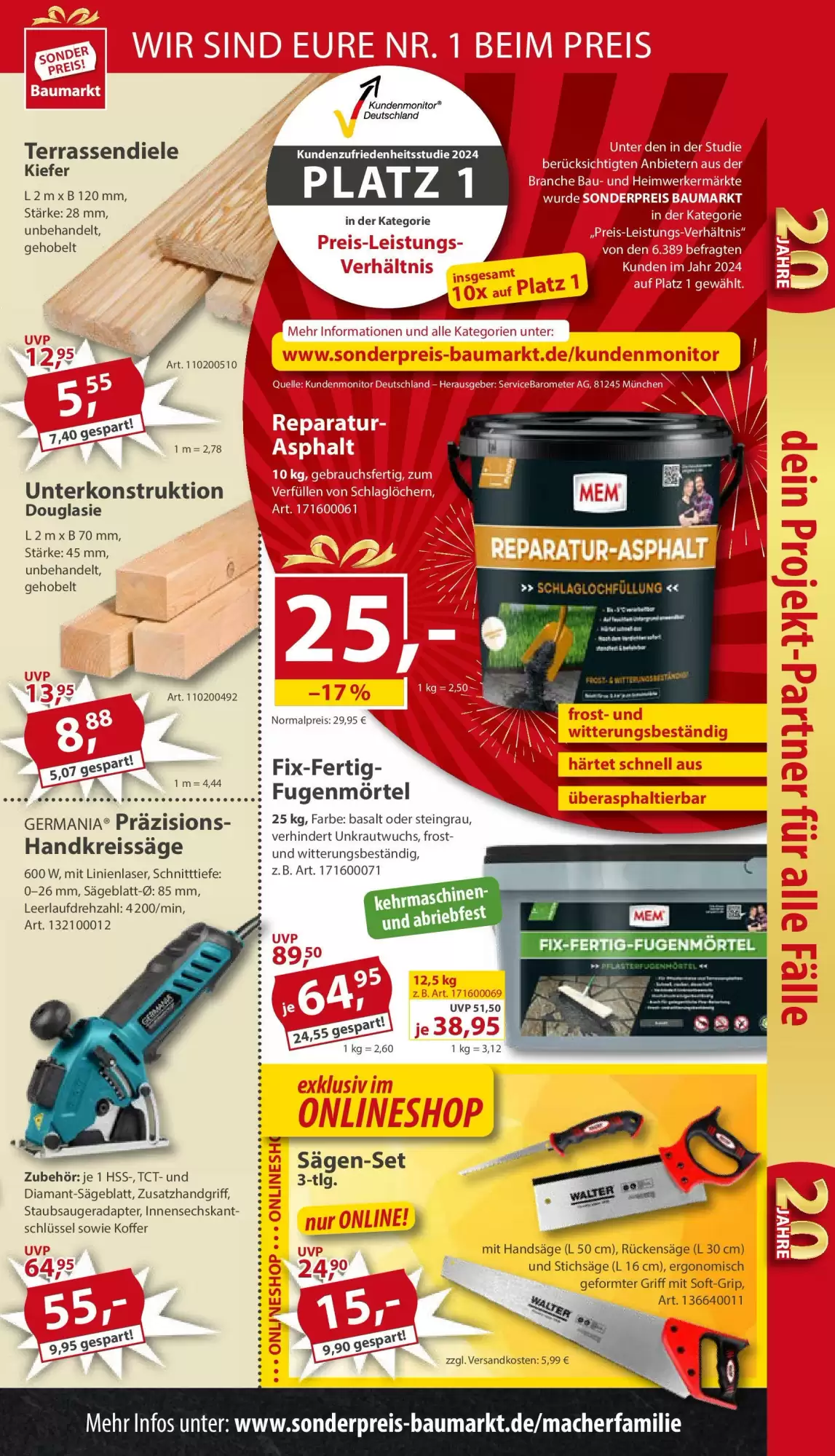 Sonderpreis Baumarkt Prospekt woche 17 - 26-04-2025