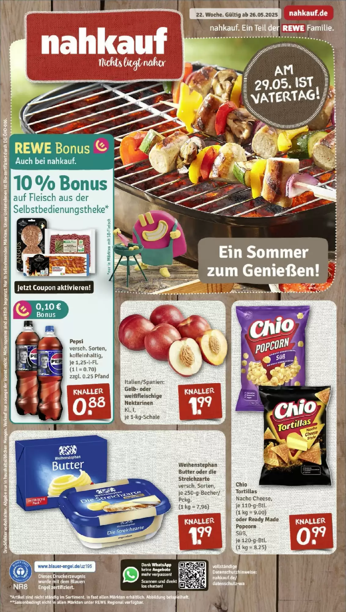 REWE Prospekt woche 22 - 25-05-2025 ( ist gültig von 25-05-2025 bis 01-06-2025) | 1