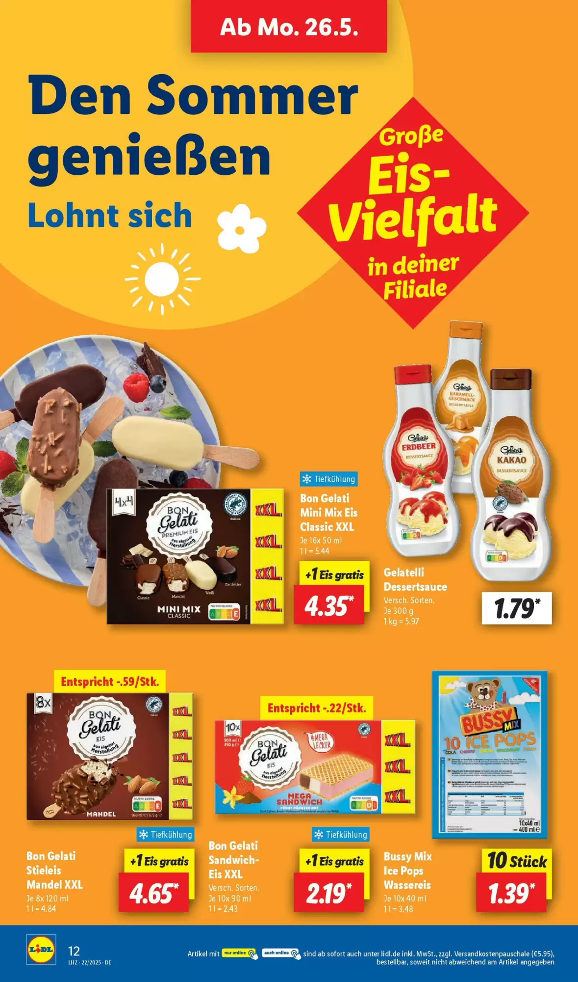 Lidl Prospekt woche 22 - 26-05-2025 ( ist gültig von 26-05-2025 bis 31-05-2025)