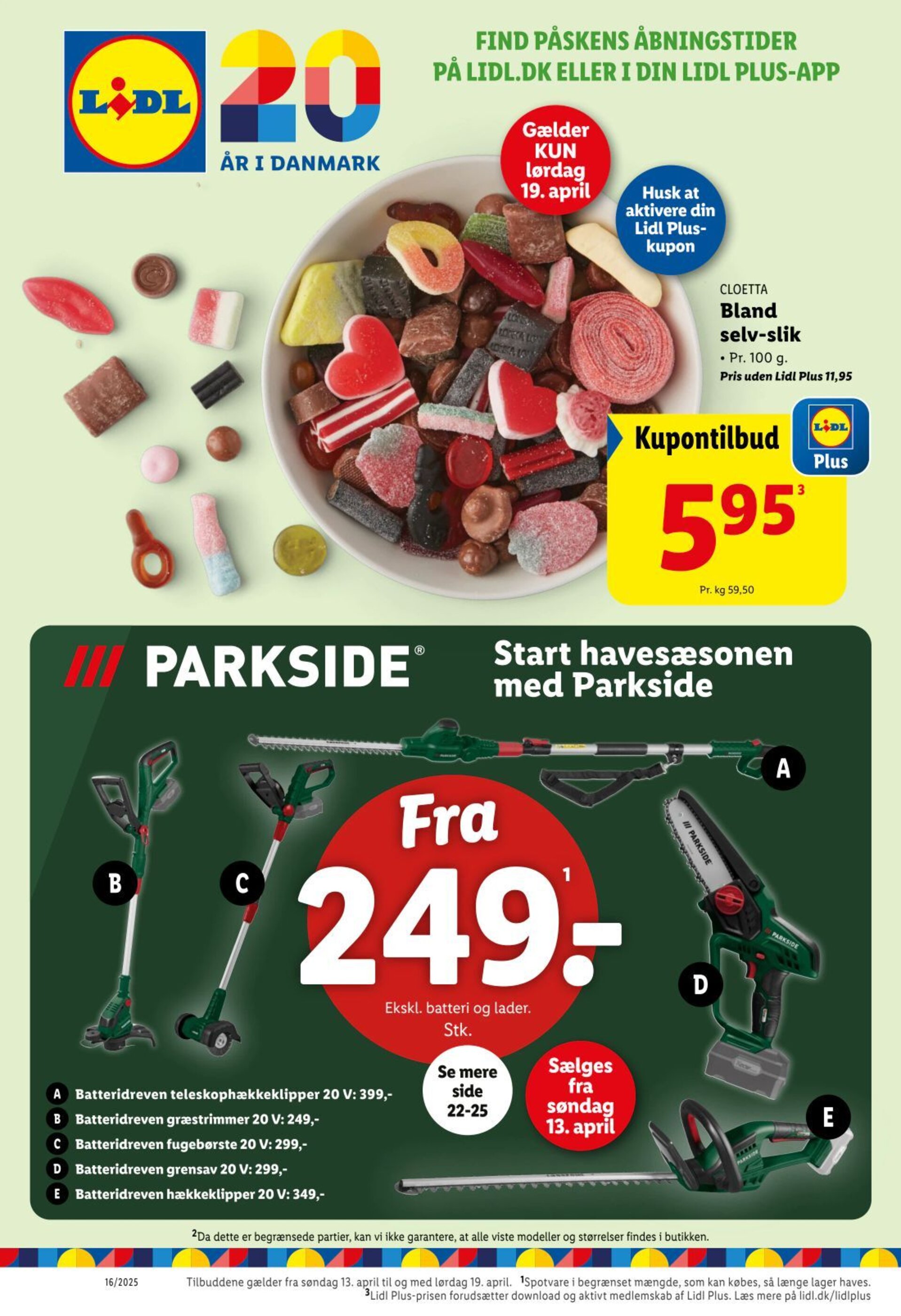 Lidl tilbudsavis uge 16 - 13-04-2025 ( gælder fra 13-04-2025 indtil 19-04-2025)