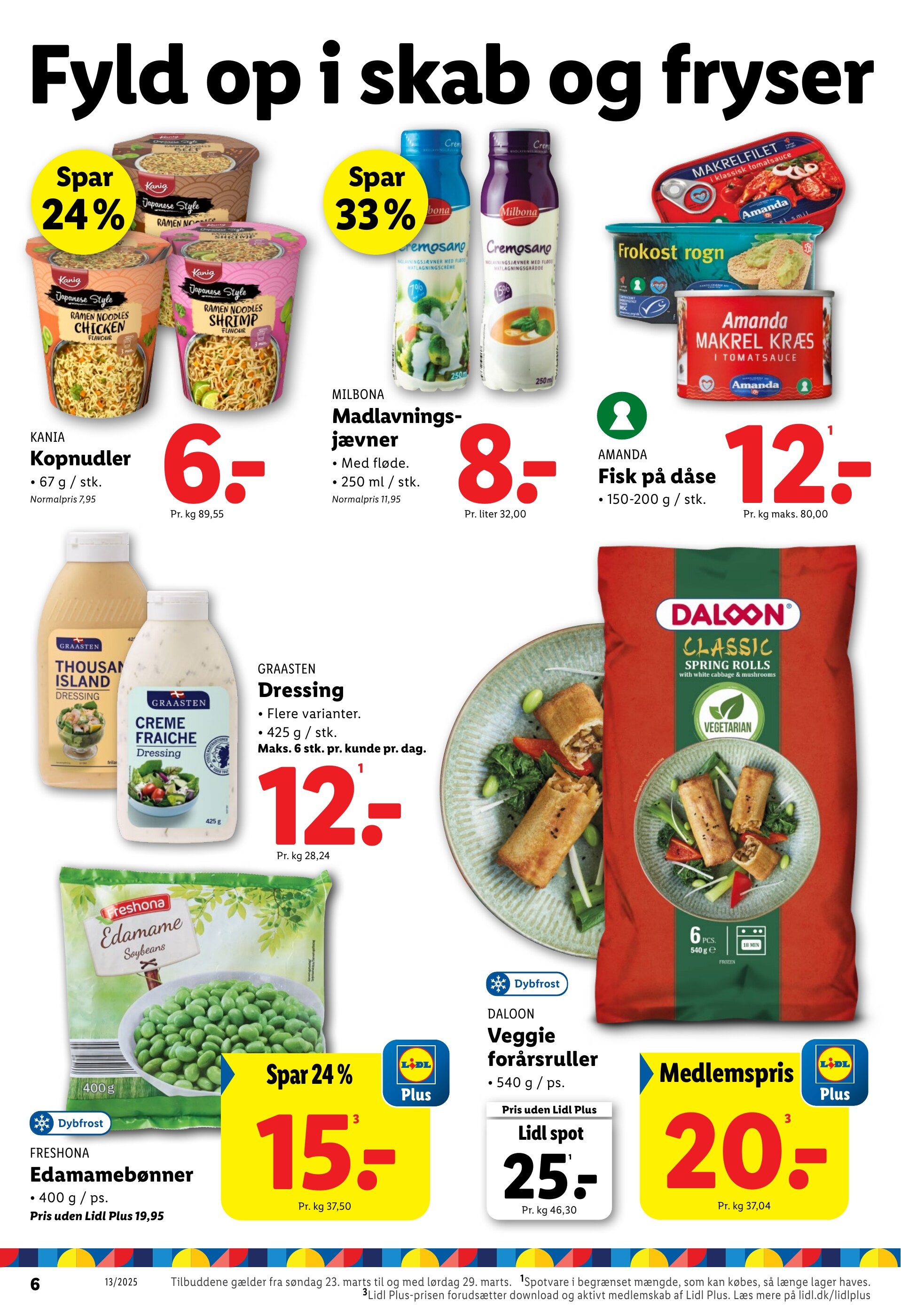 Lidl tilbudsavis uge 13 - 23-03-2025