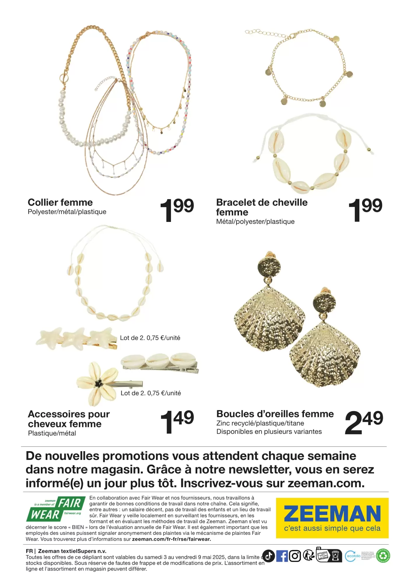 Catalogue Zeeman semaine 18 - 03-05-2025