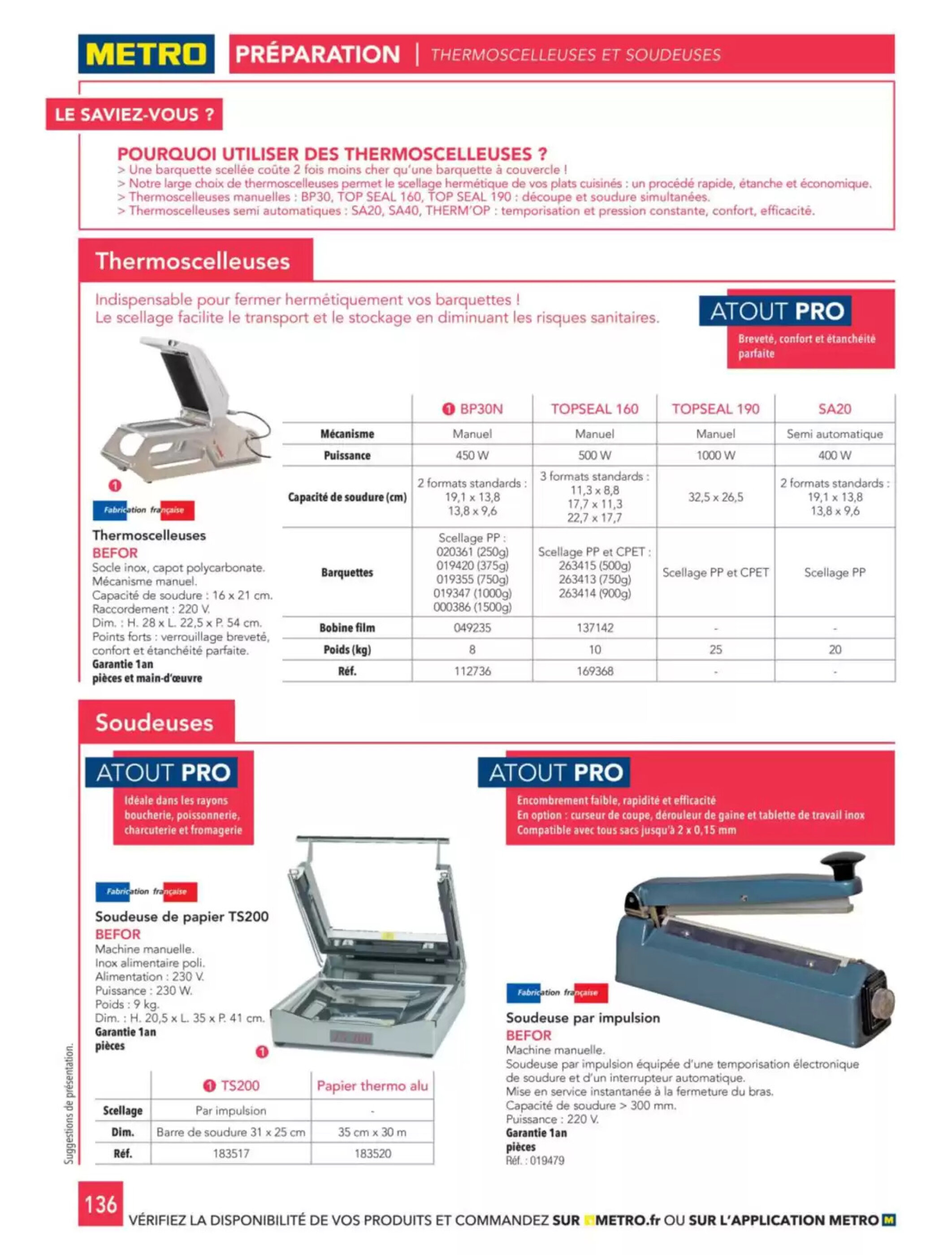 Catalogue METRO - 02-01-2025