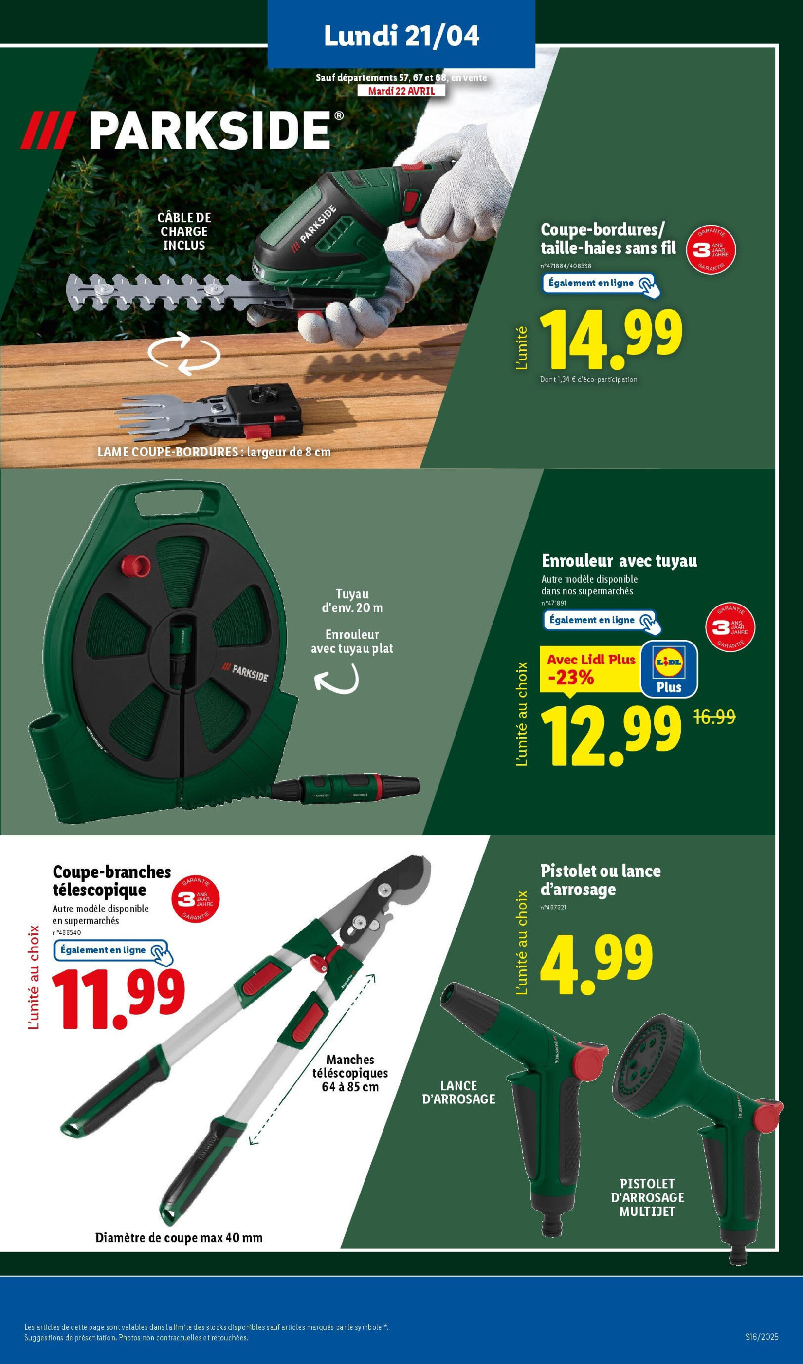 Catalogue Lidl semaine 16 - 17-04-2025