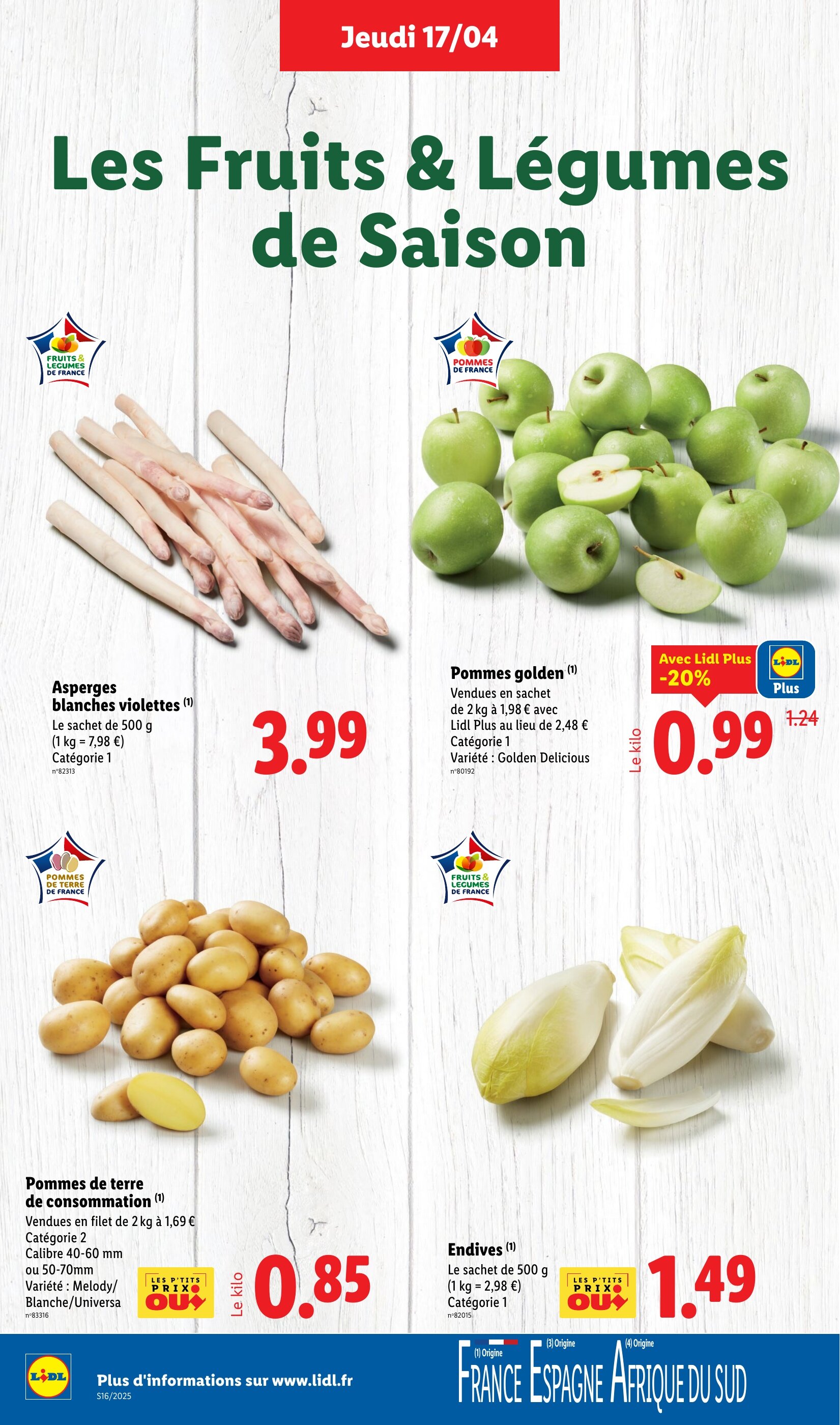 Catalogue Lidl semaine 16 - 17-04-2025