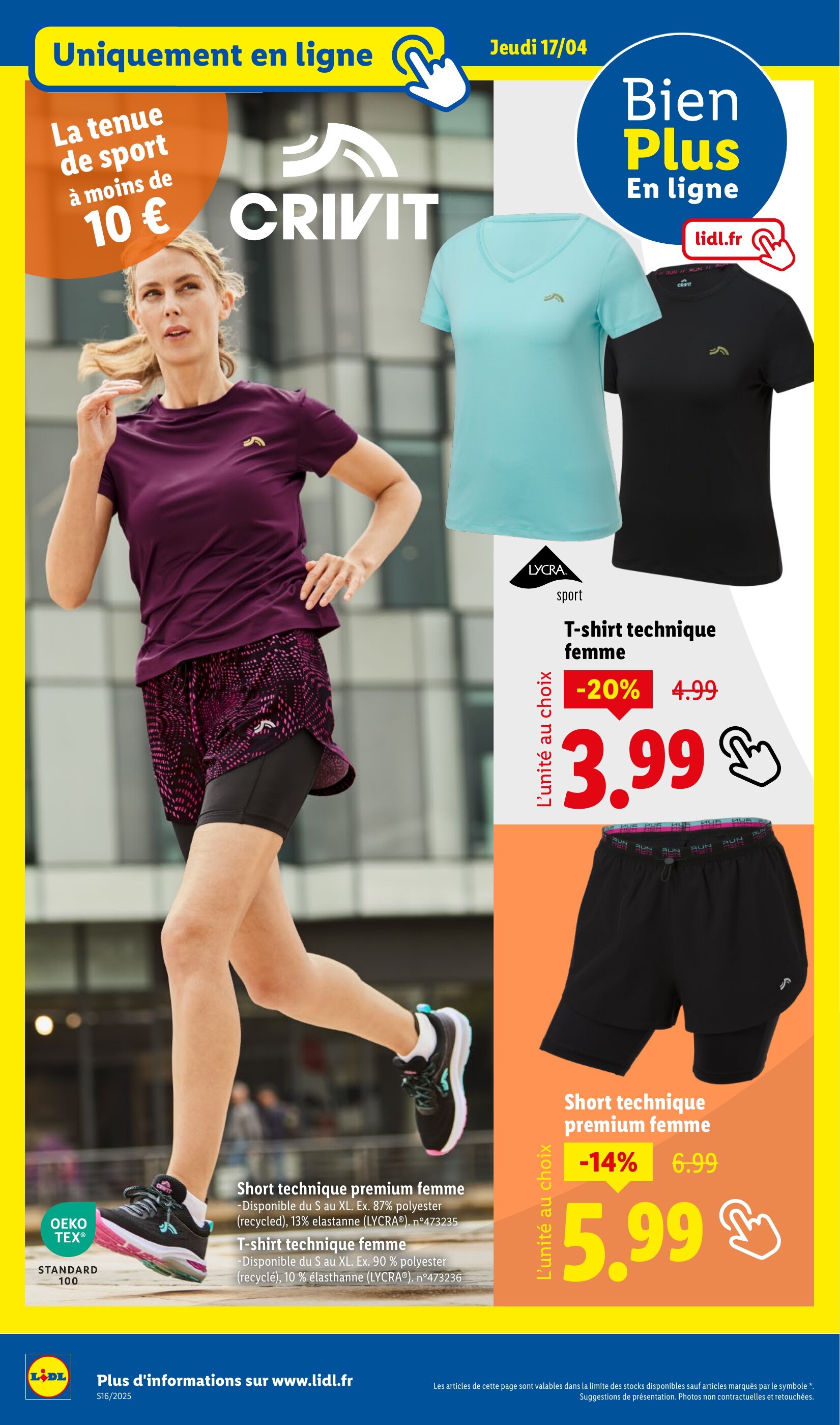Catalogue Lidl semaine 16 - 17-04-2025