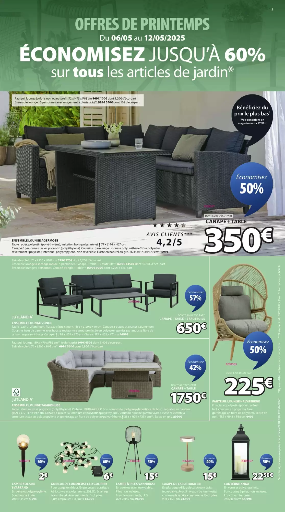 Catalogue JYSK semaine 19 - 06-05-2025