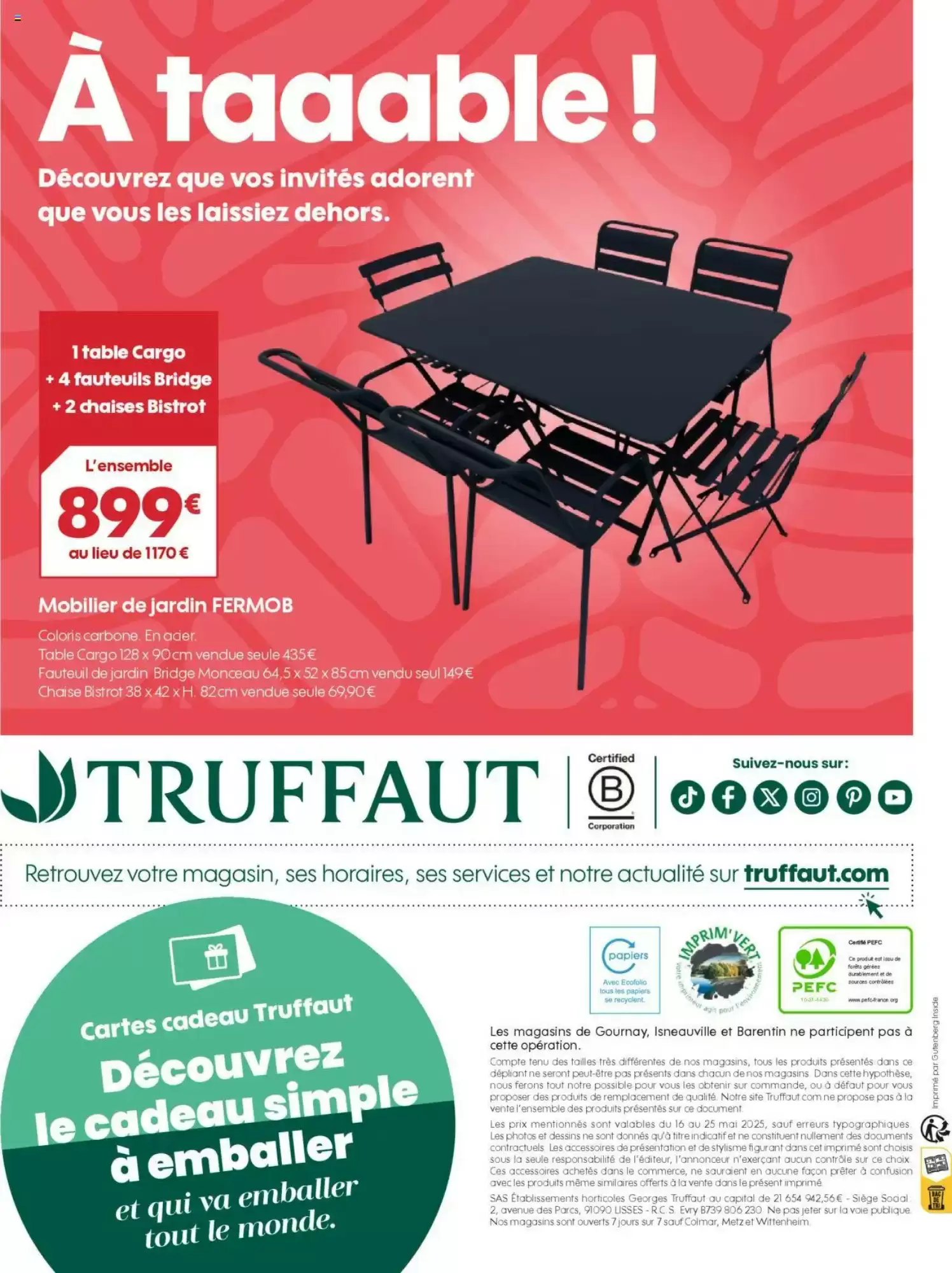 Catalogue Truffaut - 16-05-2025