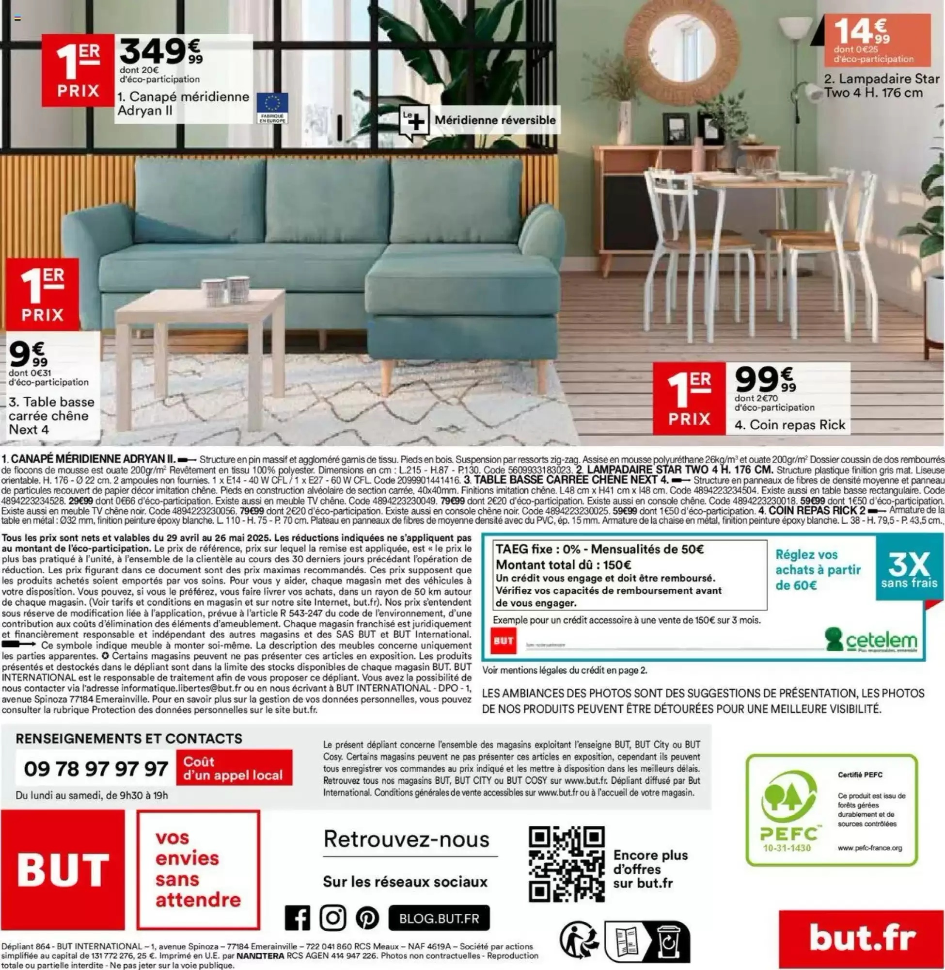 Catalogue BUT - 29-04-2025 ( de 29-04-2025 au 26-05-2025)