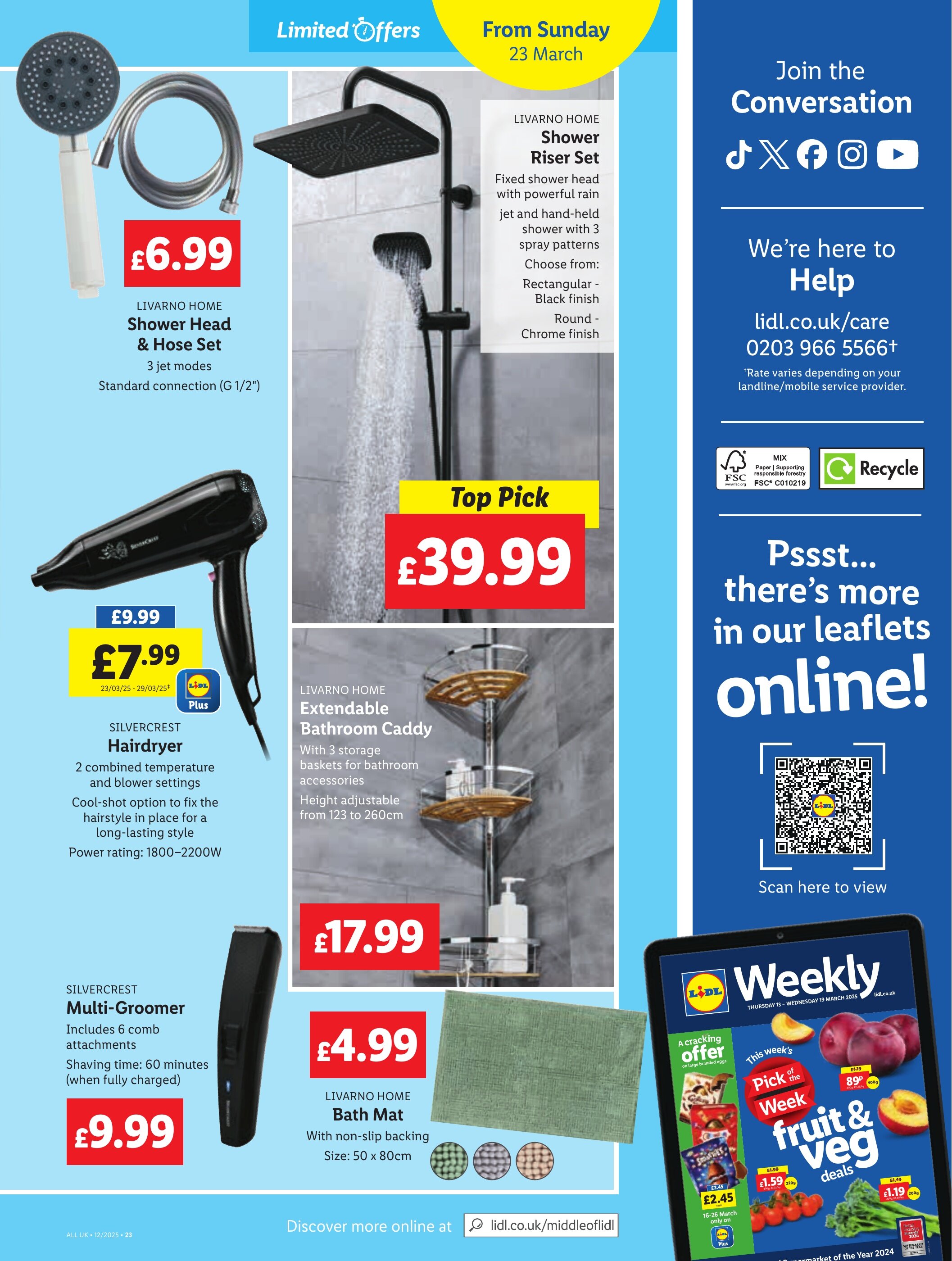 Lidl leaflet week 12 - 20-03-2025