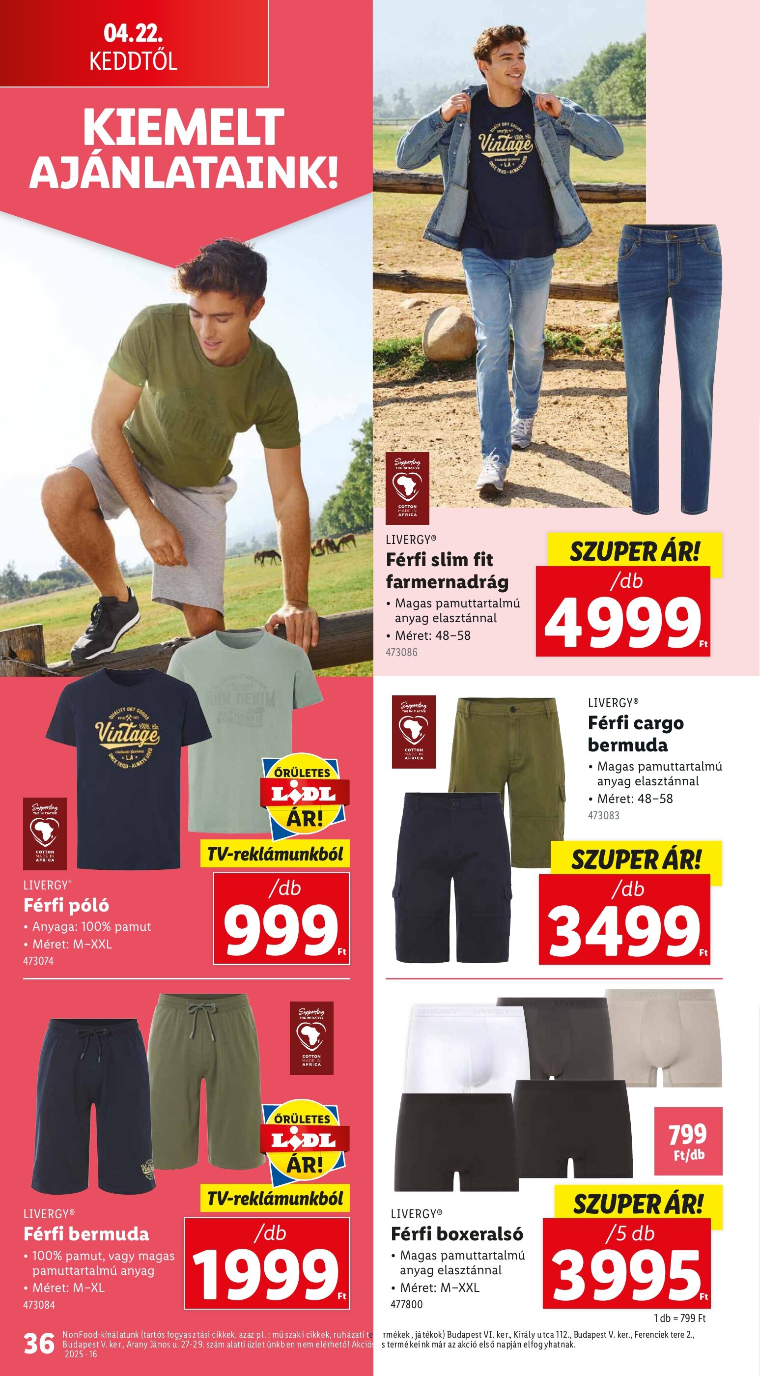 Lidl akciós újság - 16-04-2025