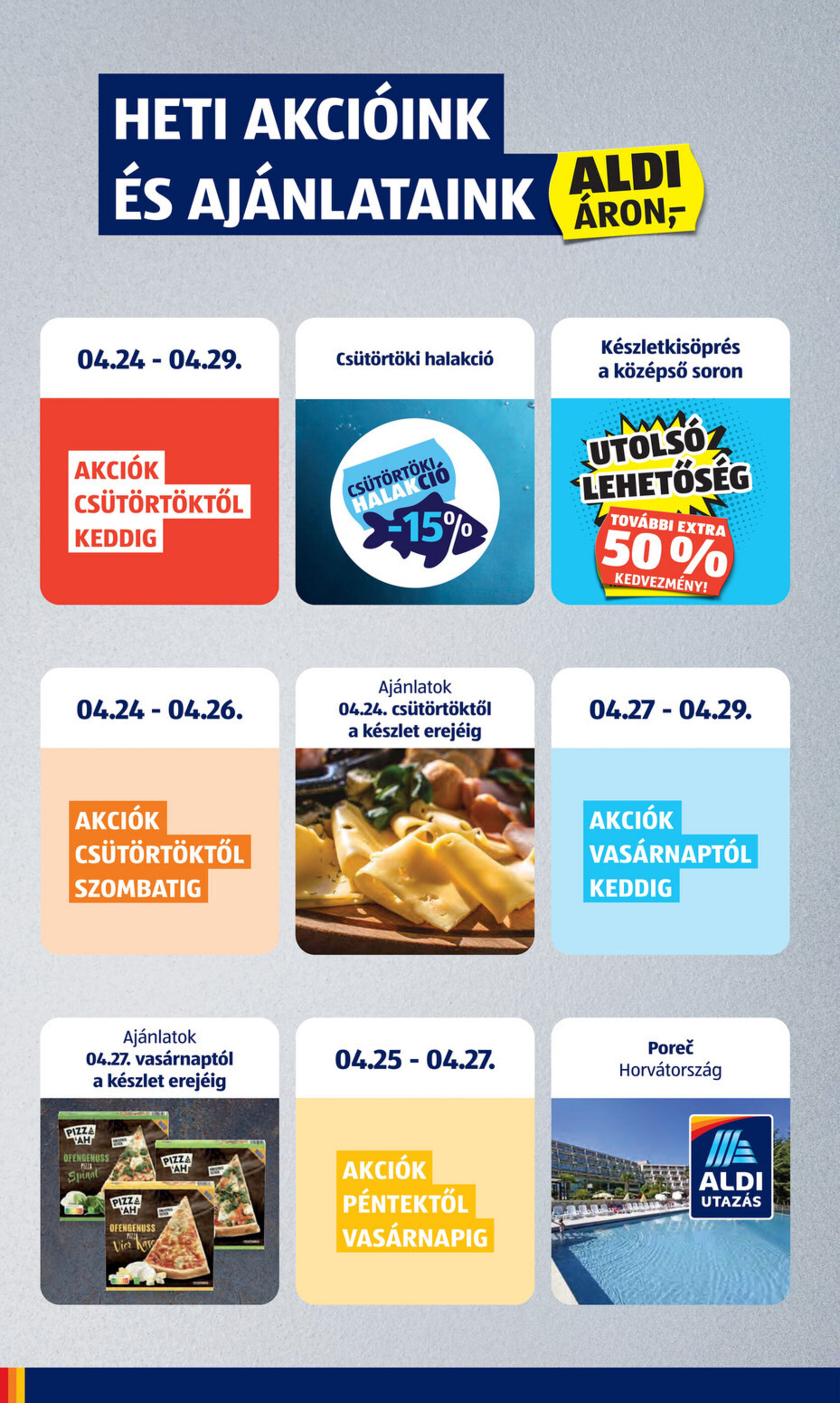 ALDI akciós újság hét 17 - 24-04-2025