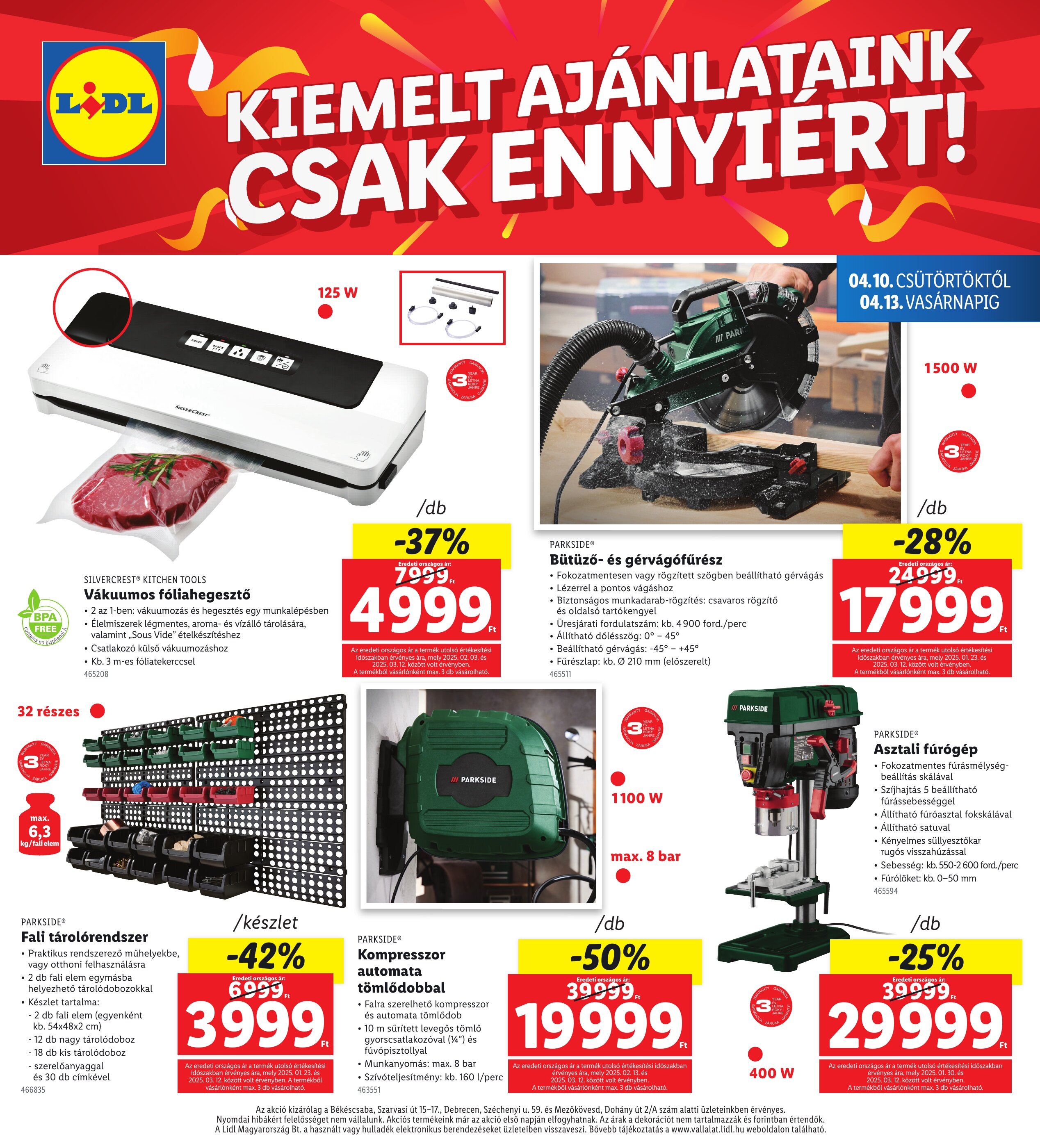 Lidl akciós újság - 10-04-2025