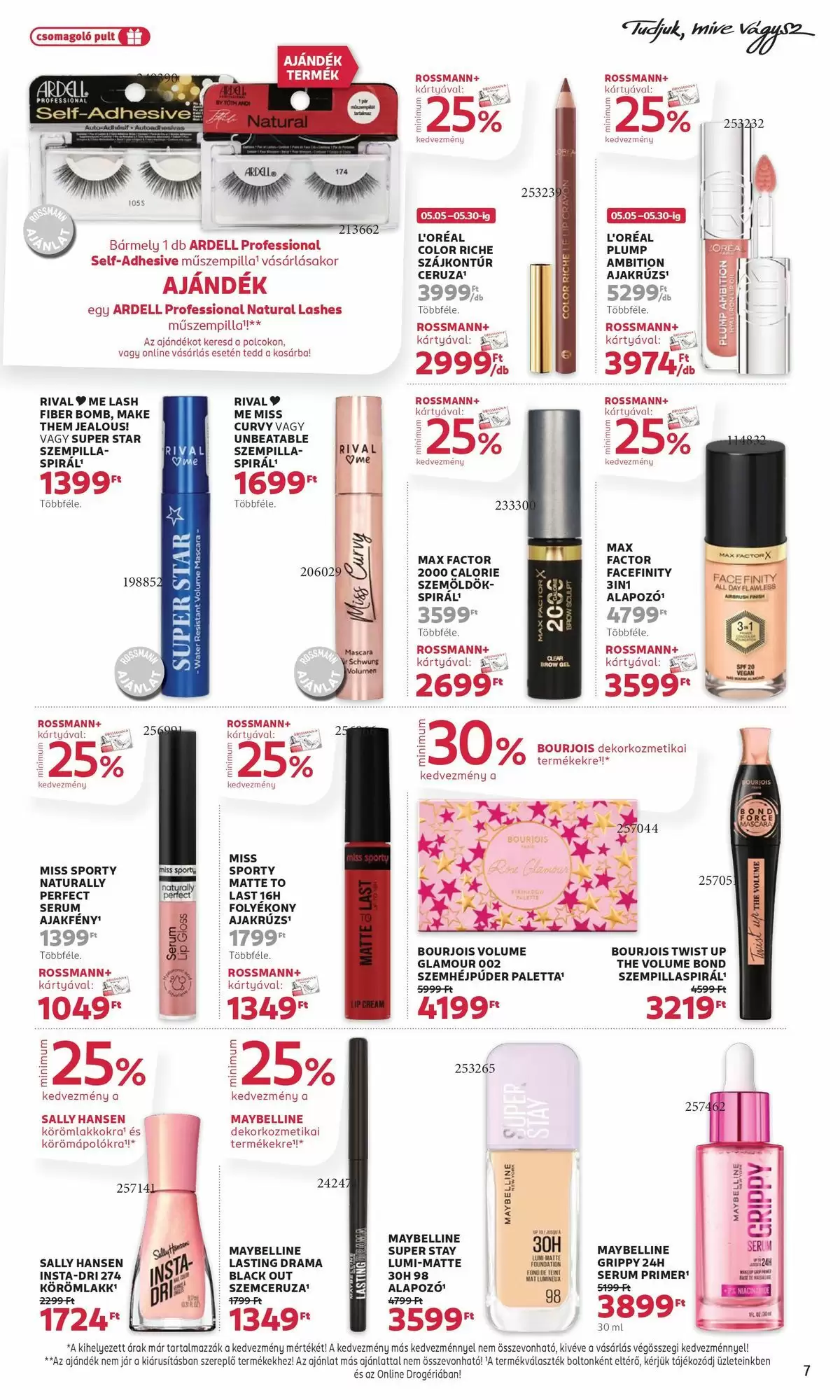 Rossmann akciós újság - 05-05-2025 ( érvényes 05-05-2025-tól 16-05-2025-ig)