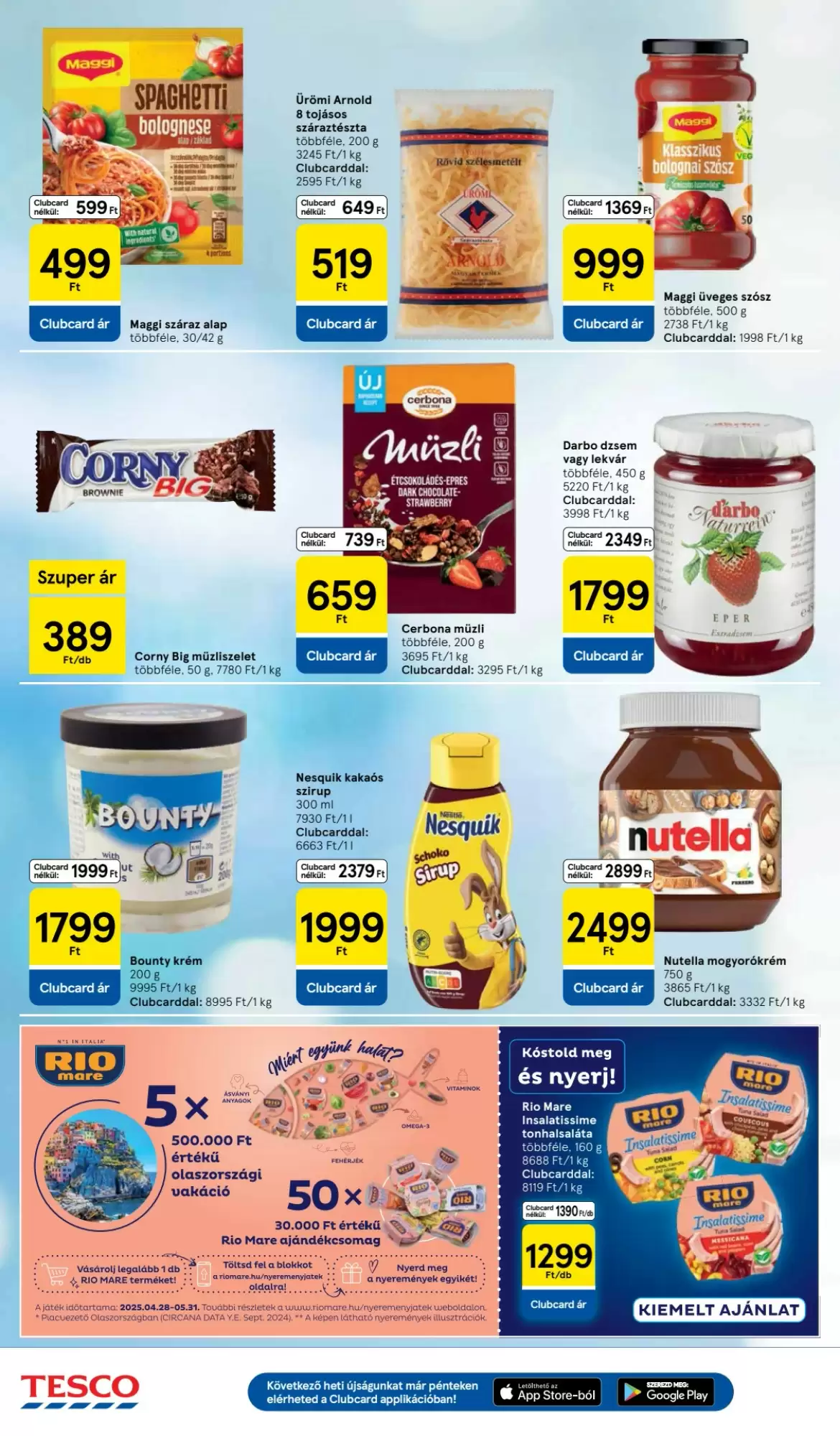 Tesco akciós újság hét 20 - 15-05-2025 ( érvényes 15-05-2025-tól 21-05-2025-ig)