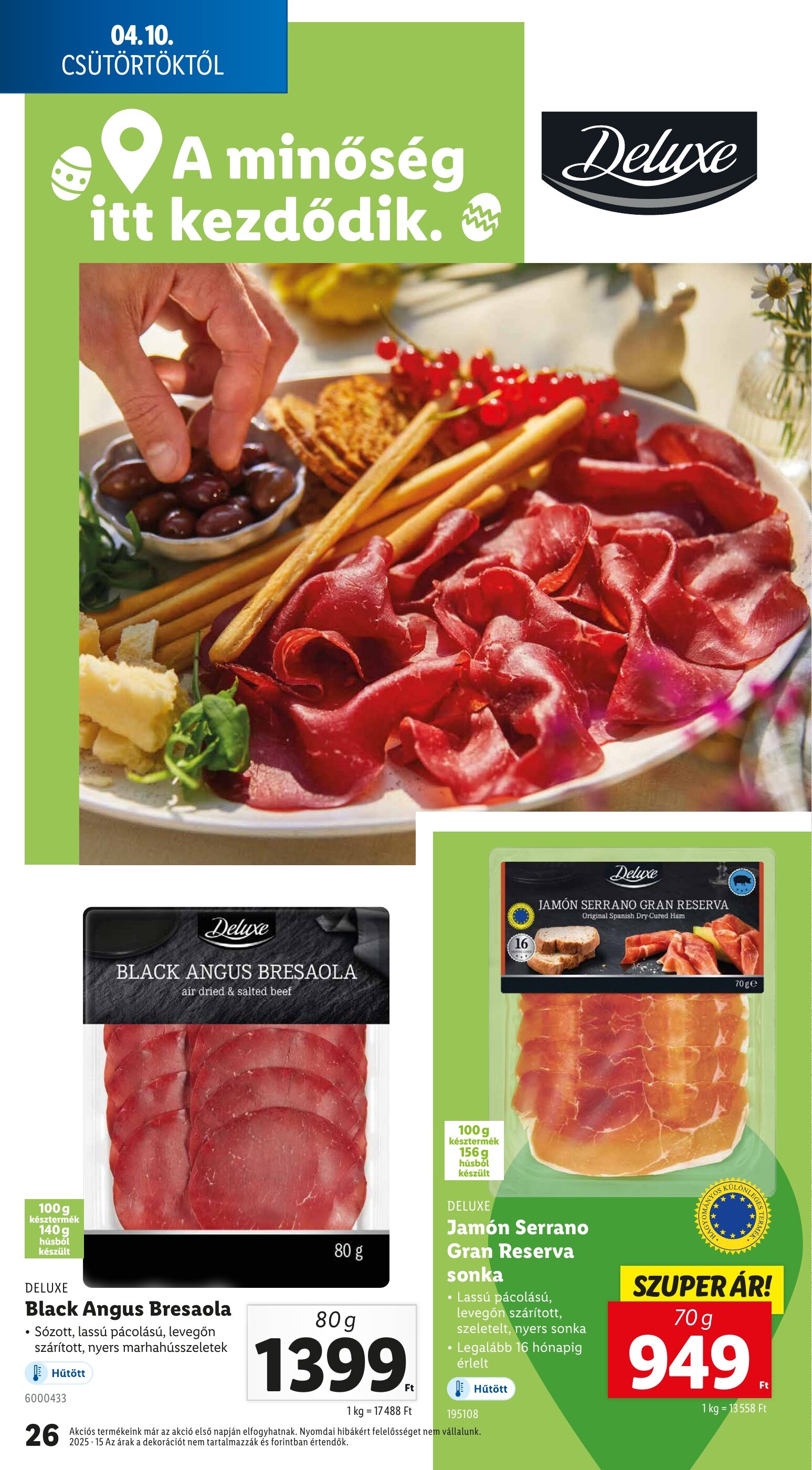 Lidl akciós újság hét 15 - 10-04-2025