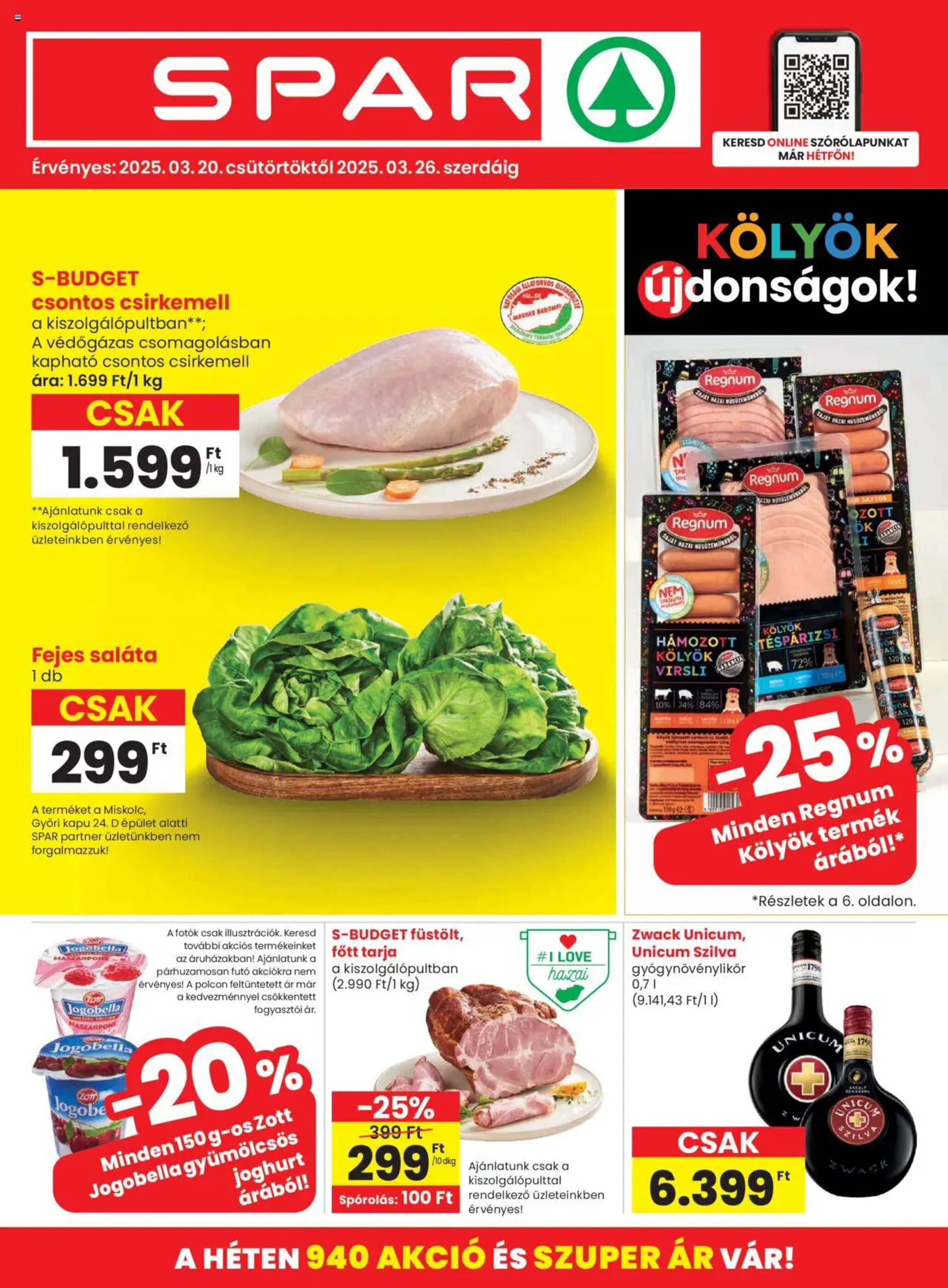 Spar akciós újság hét 12 - 20-03-2025