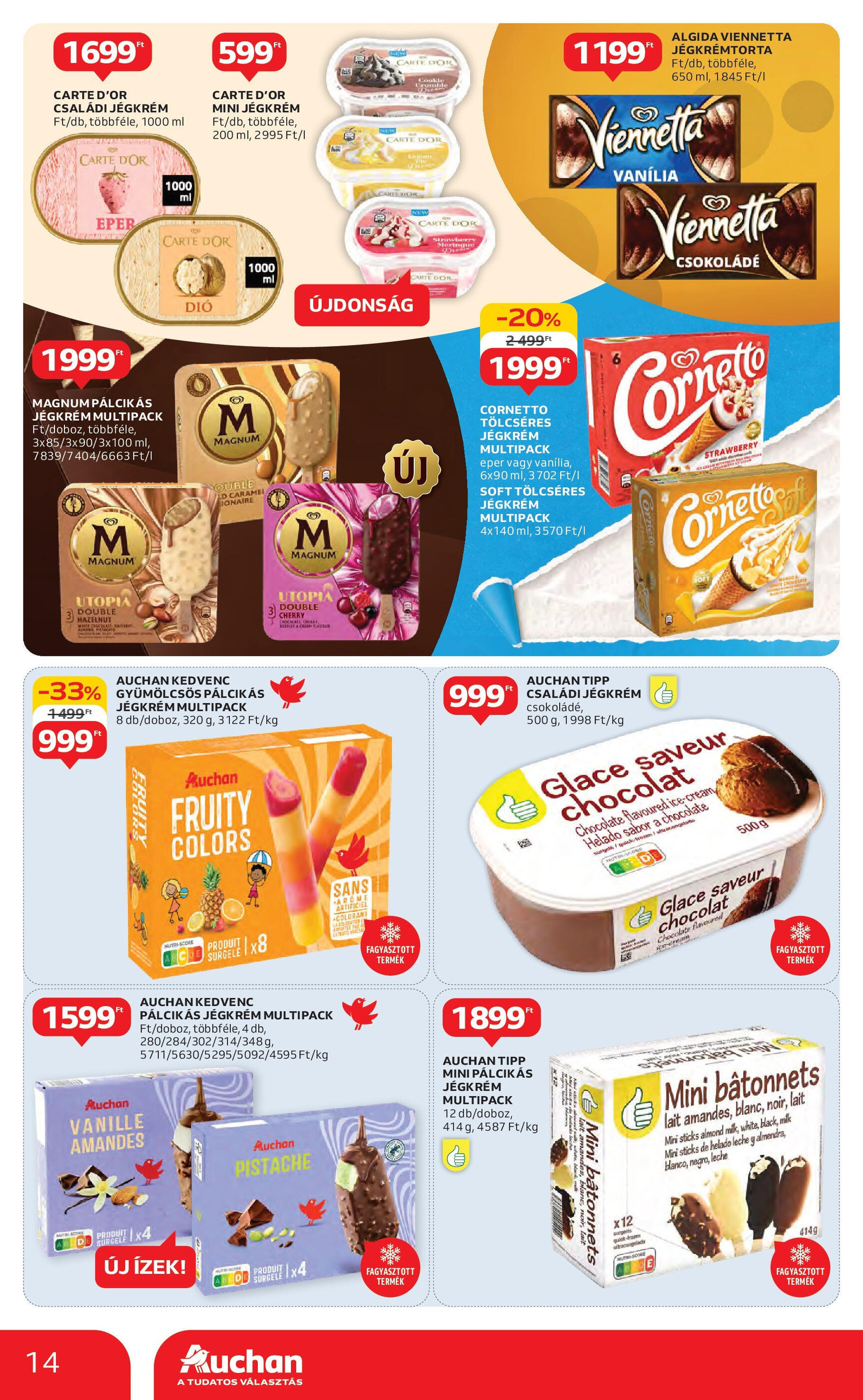 Auchan akciós újság hét 16 - 17-04-2025