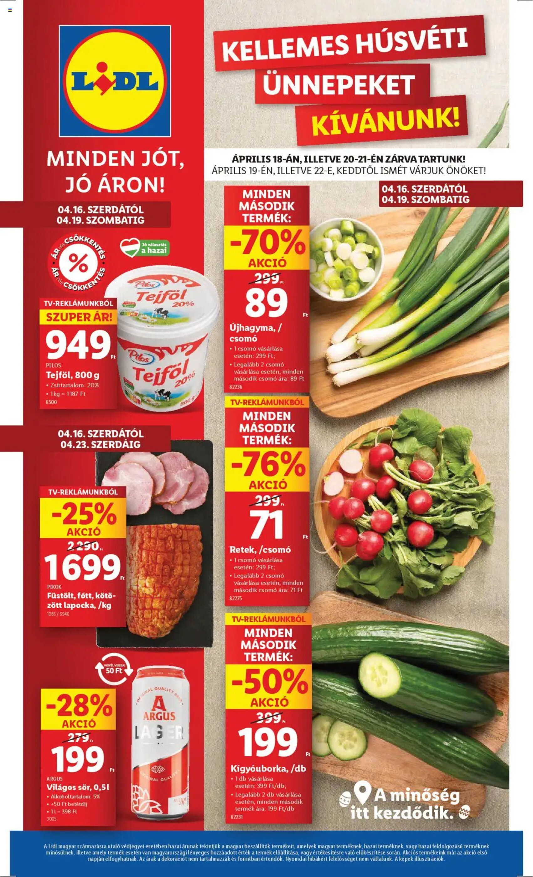 Lidl akciós újság hét 16 - 16-04-2025