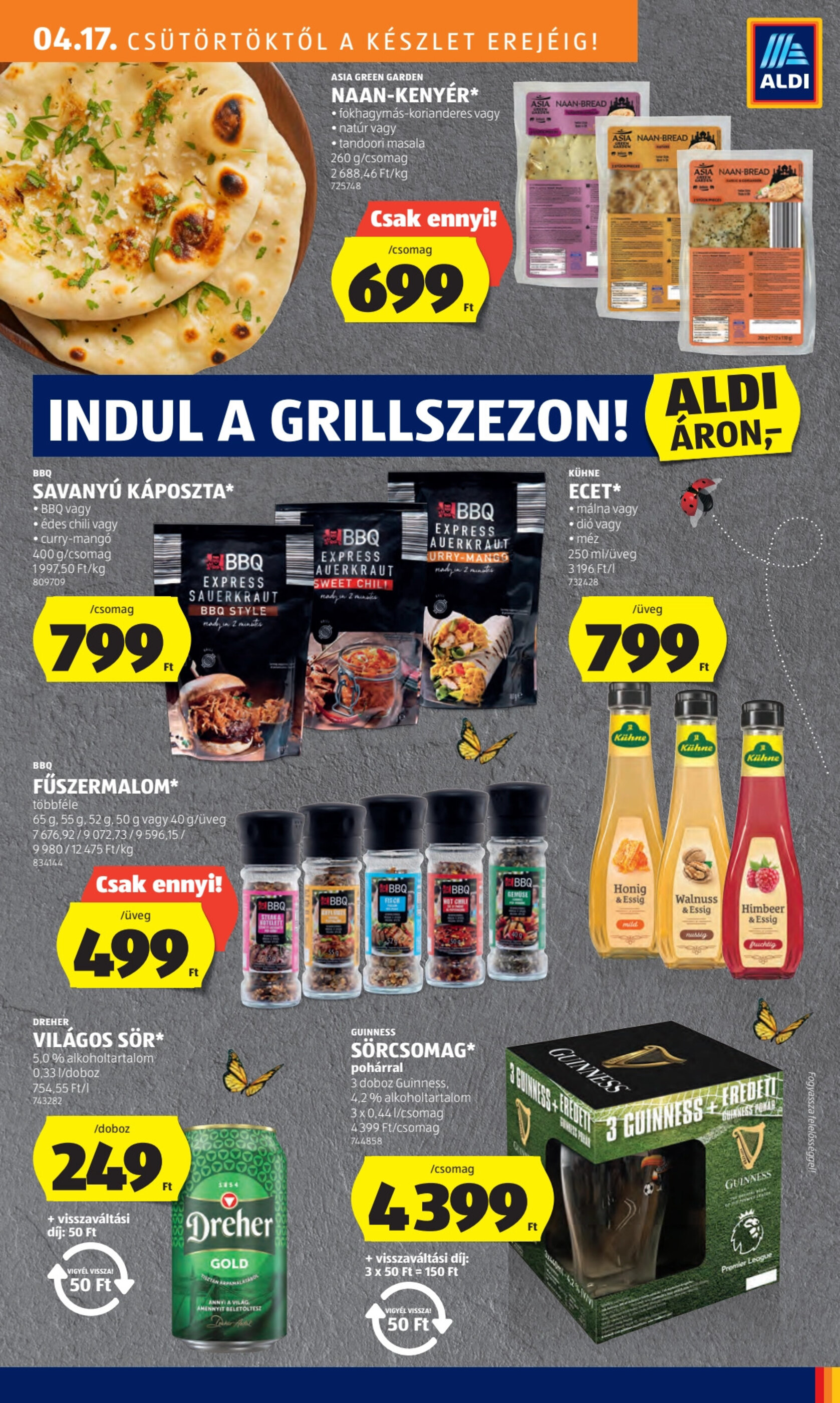 ALDI akciós újság hét 16 - 17-04-2025