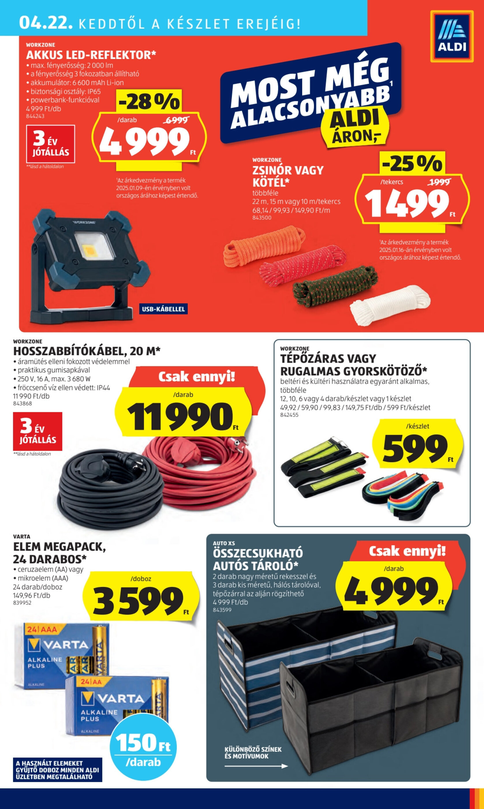 ALDI akciós újság hét 16 - 17-04-2025