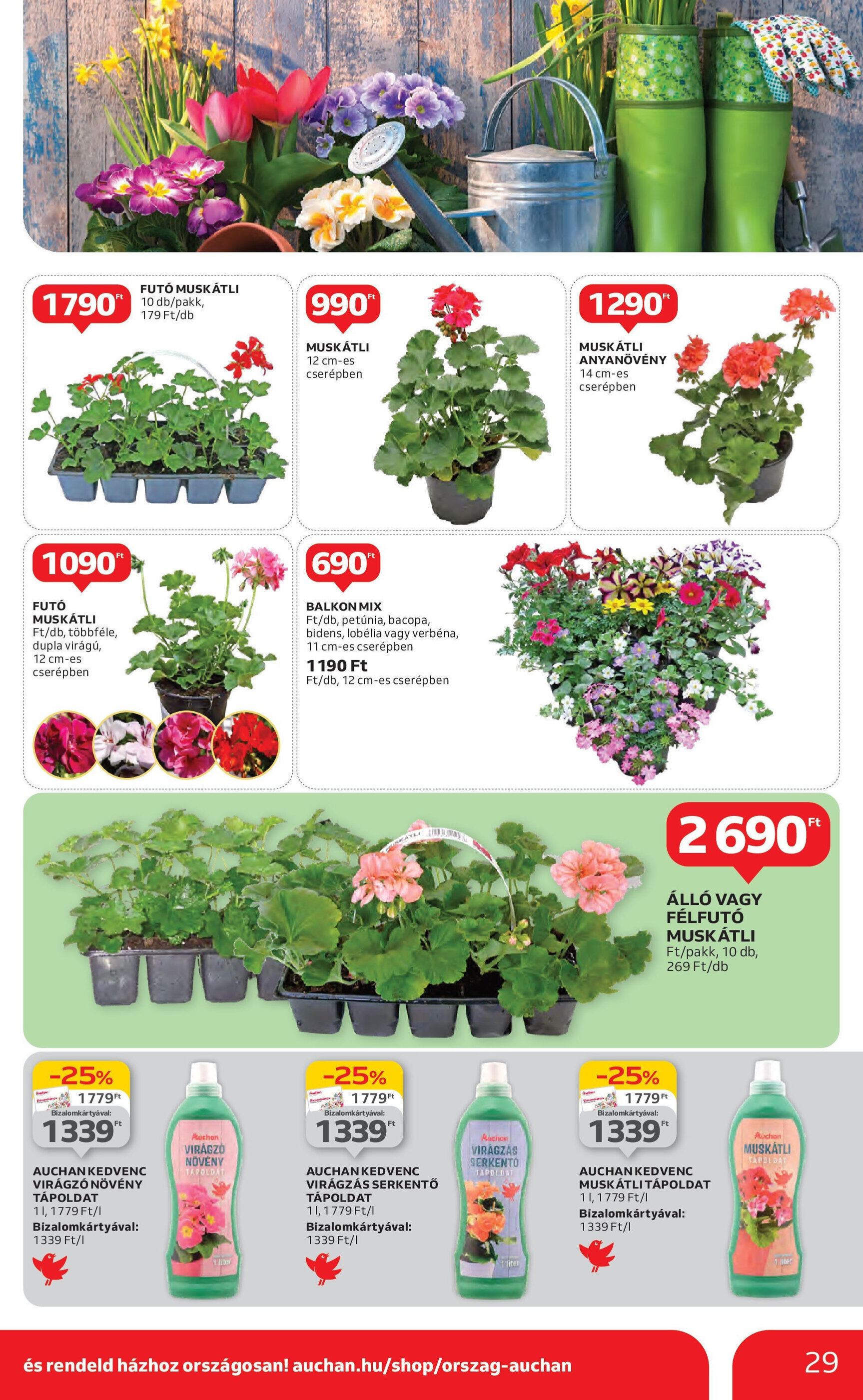 Auchan akciós újság hét 16 - 17-04-2025