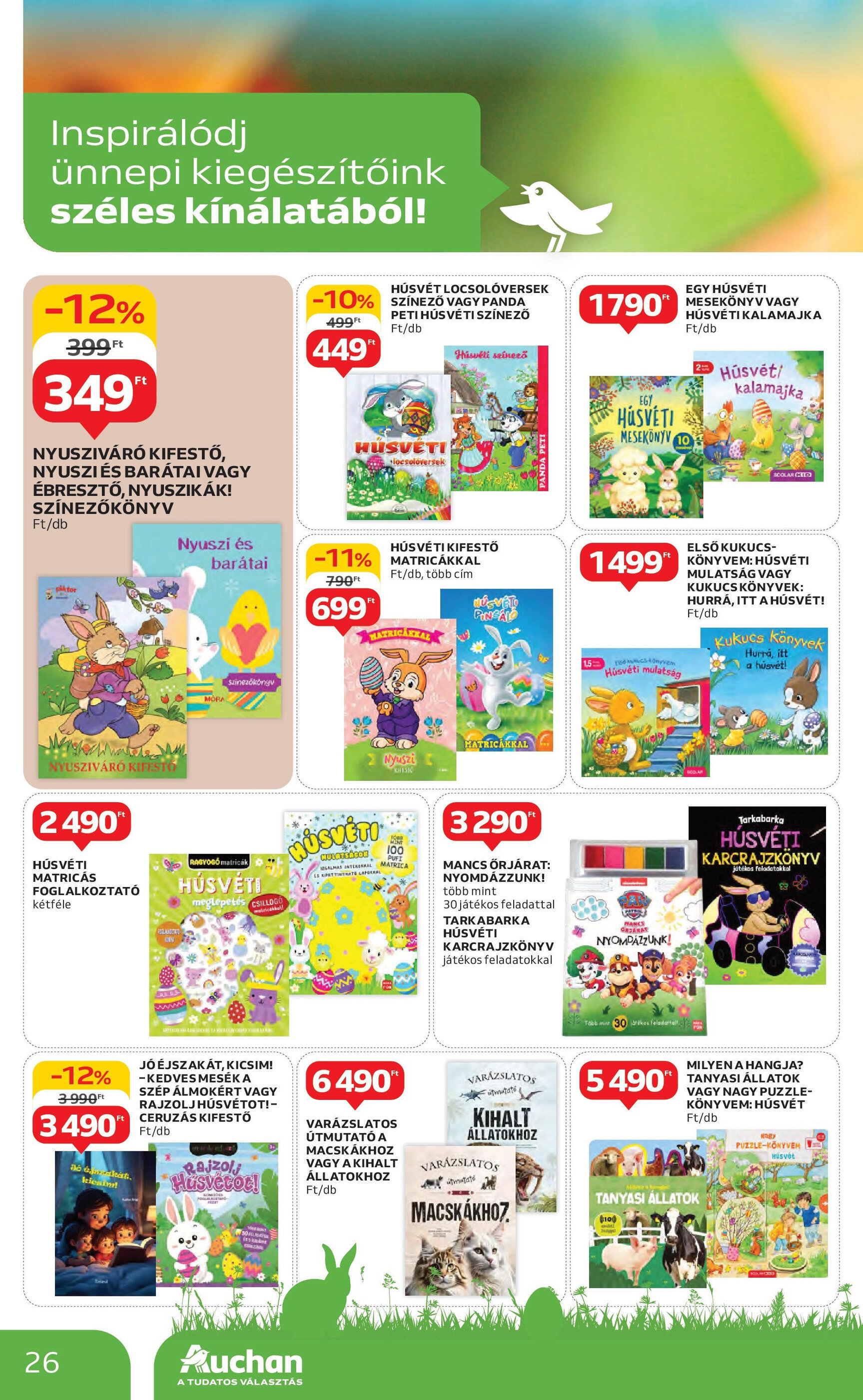 Auchan akciós újság hét 16 - 17-04-2025