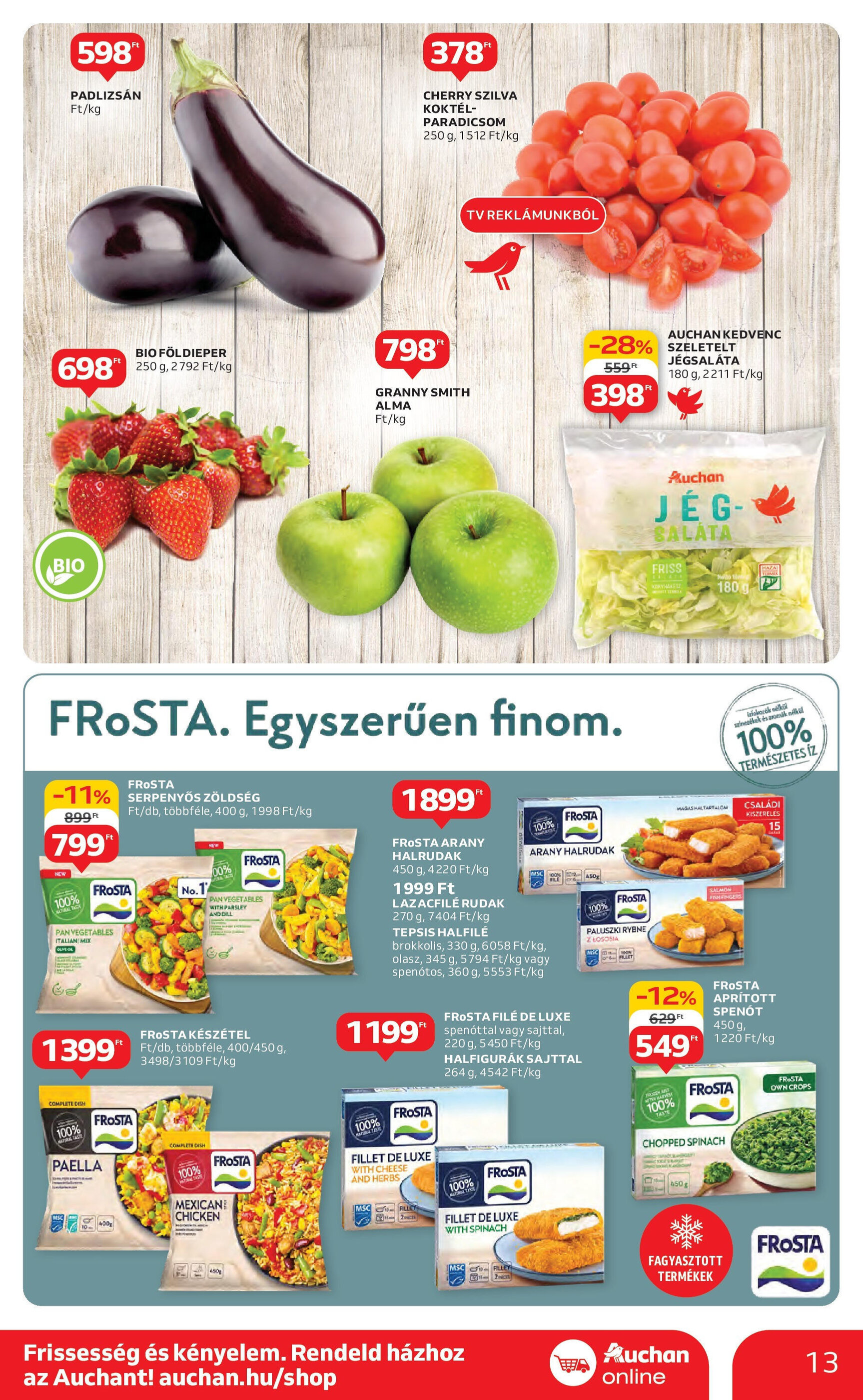 Auchan akciós újság hét 16 - 17-04-2025