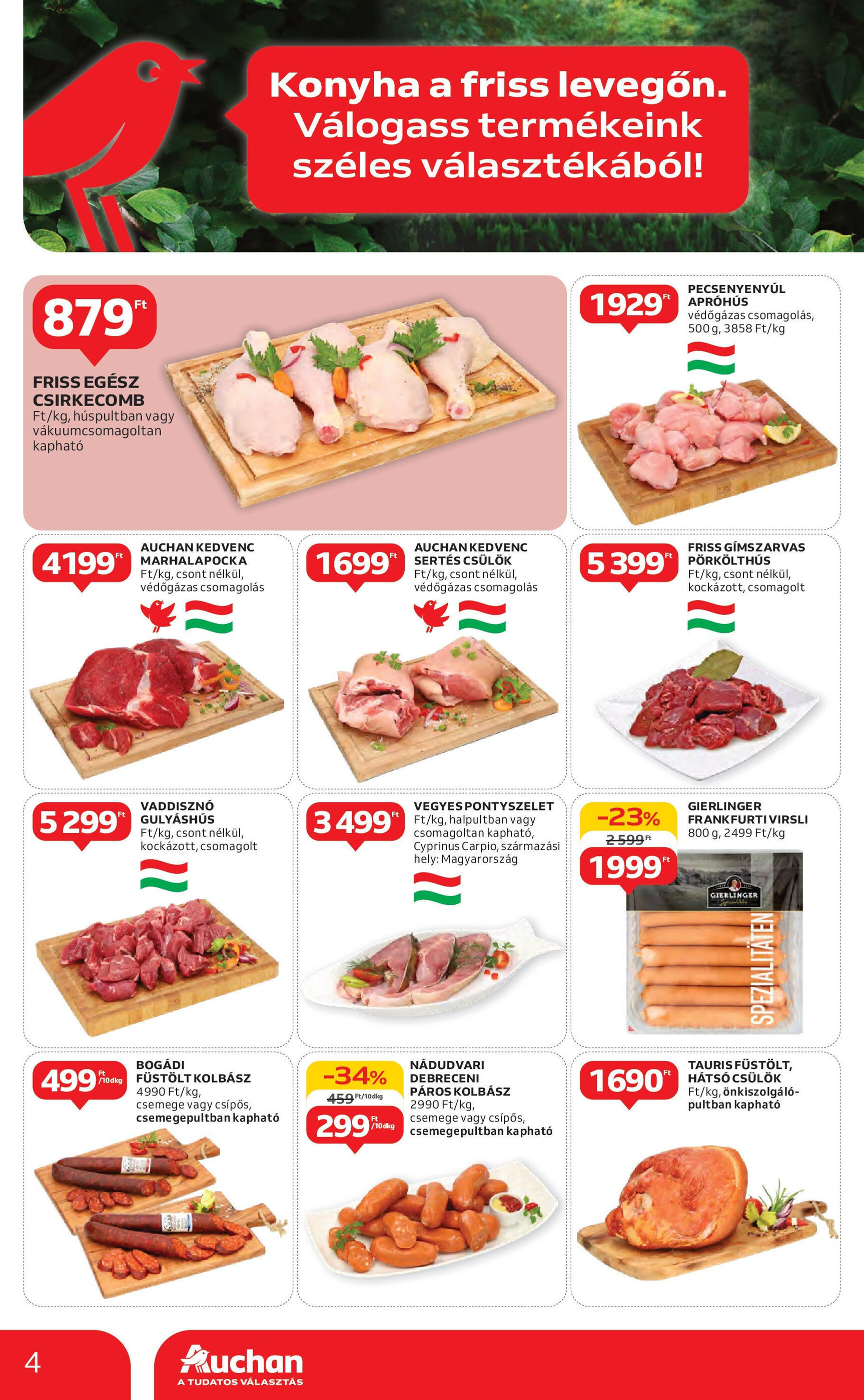 Auchan akciós újság hét 16 - 17-04-2025
