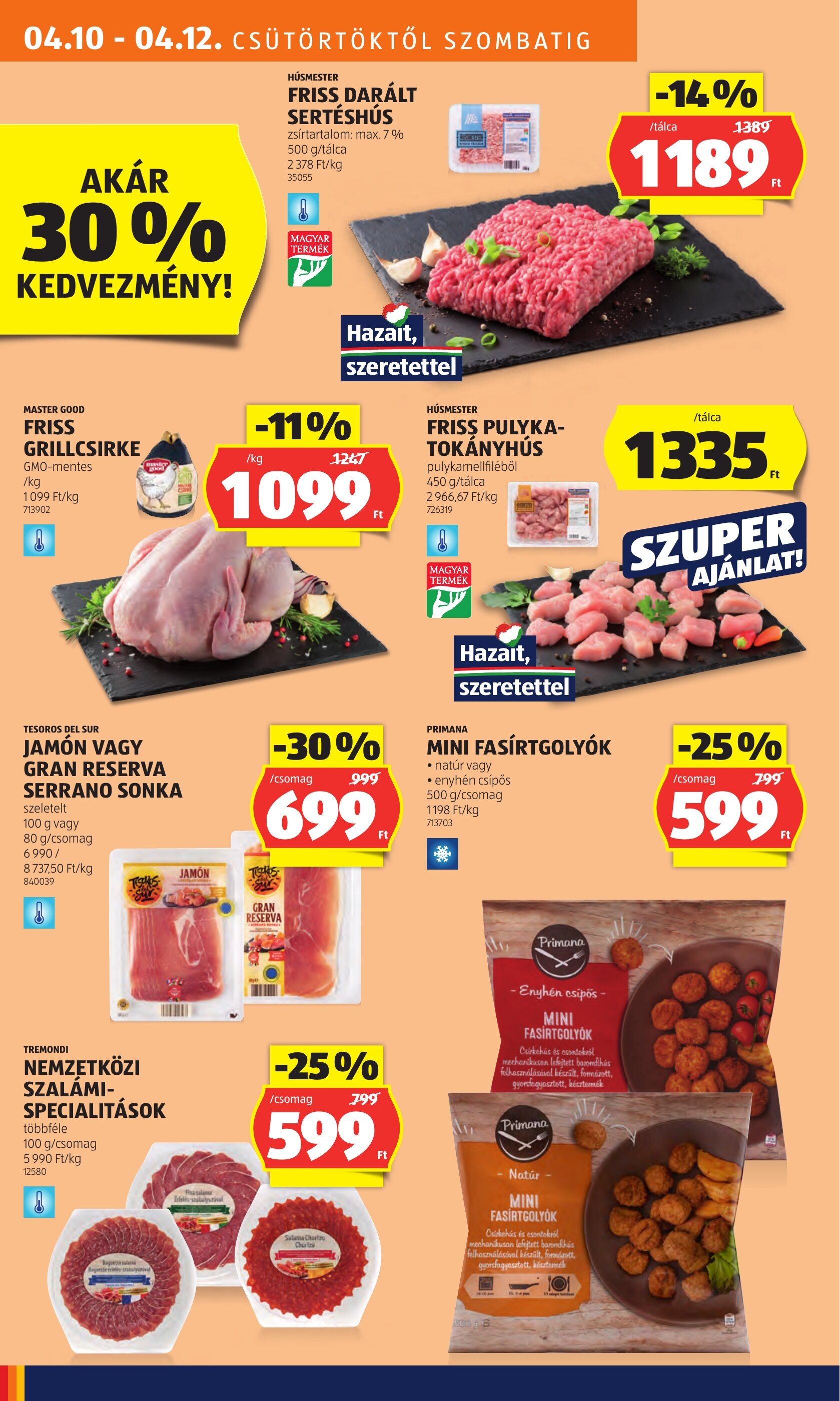 ALDI akciós újság hét 15 - 10-04-2025