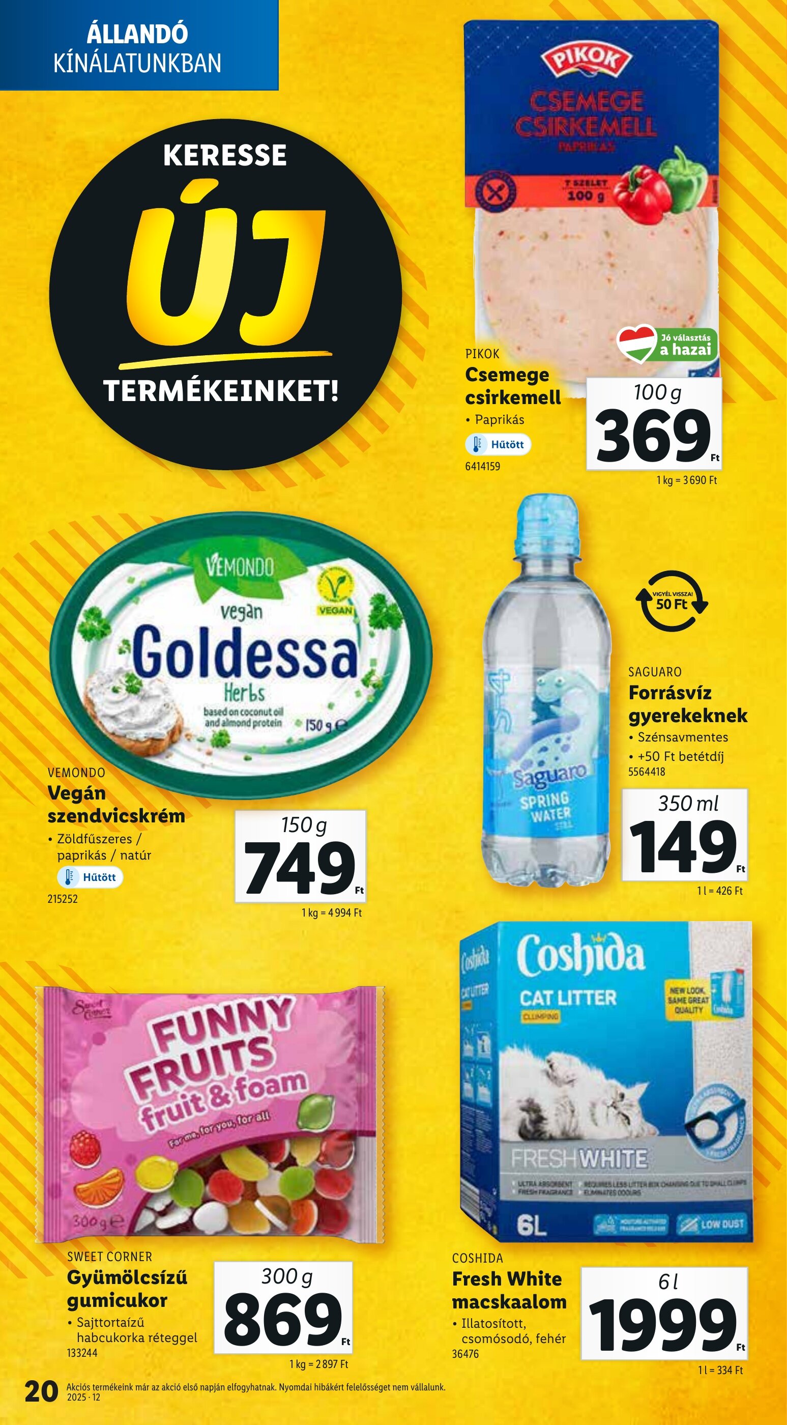 Lidl akciós újság hét 12 - 20-03-2025
