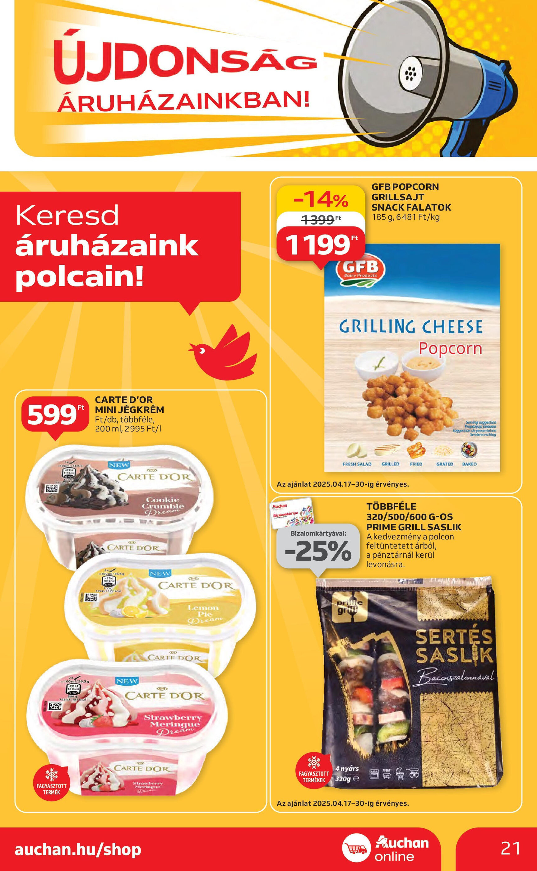 Auchan akciós újság hét 16 - 17-04-2025