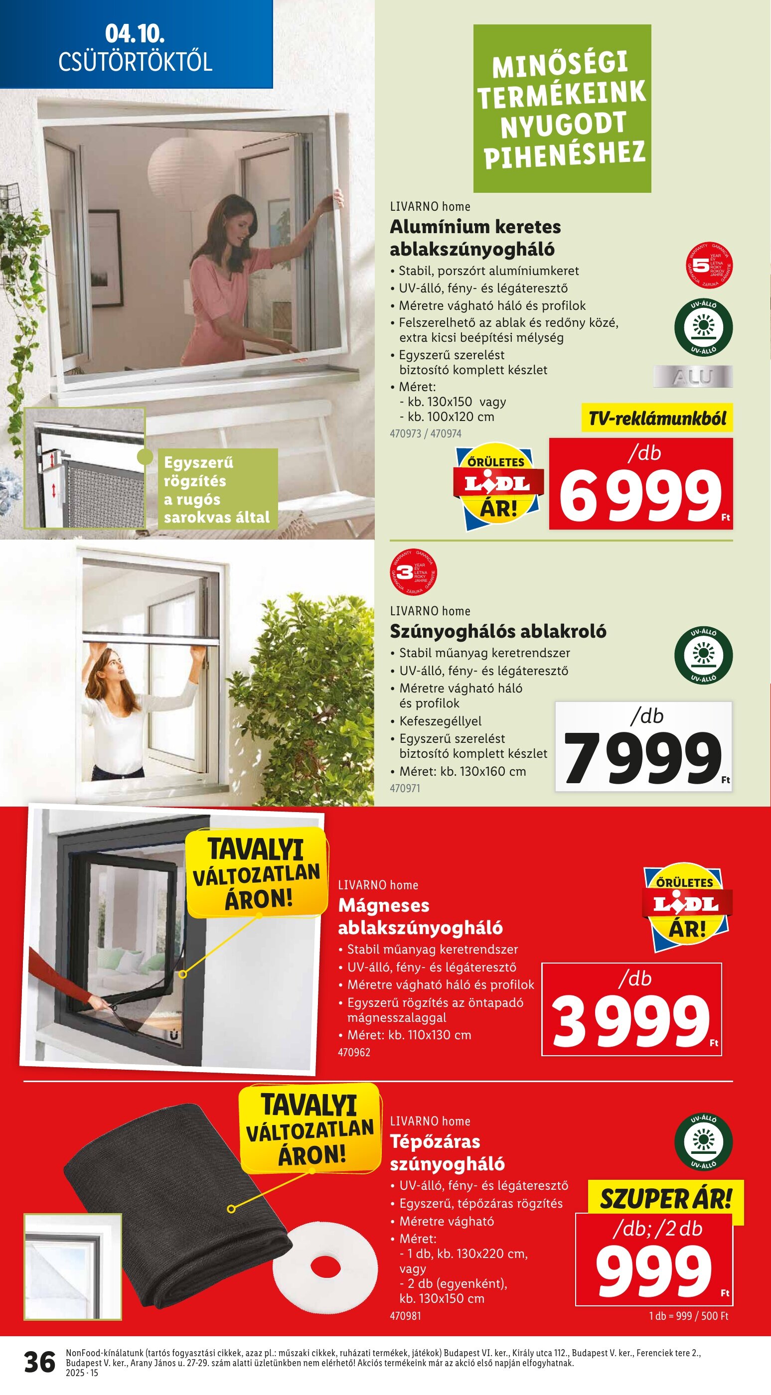 Lidl akciós újság hét 15 - 10-04-2025