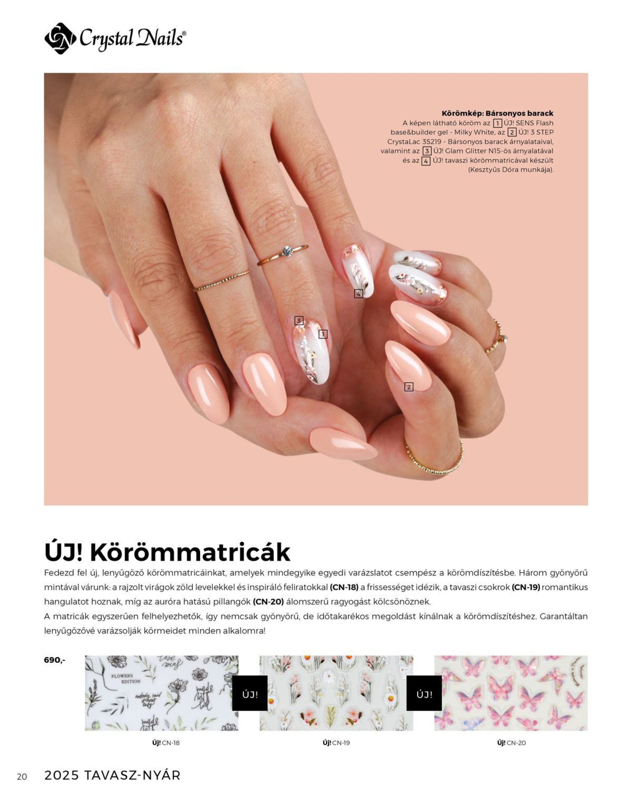 Crystal Nails akciós újság - 01-03-2025