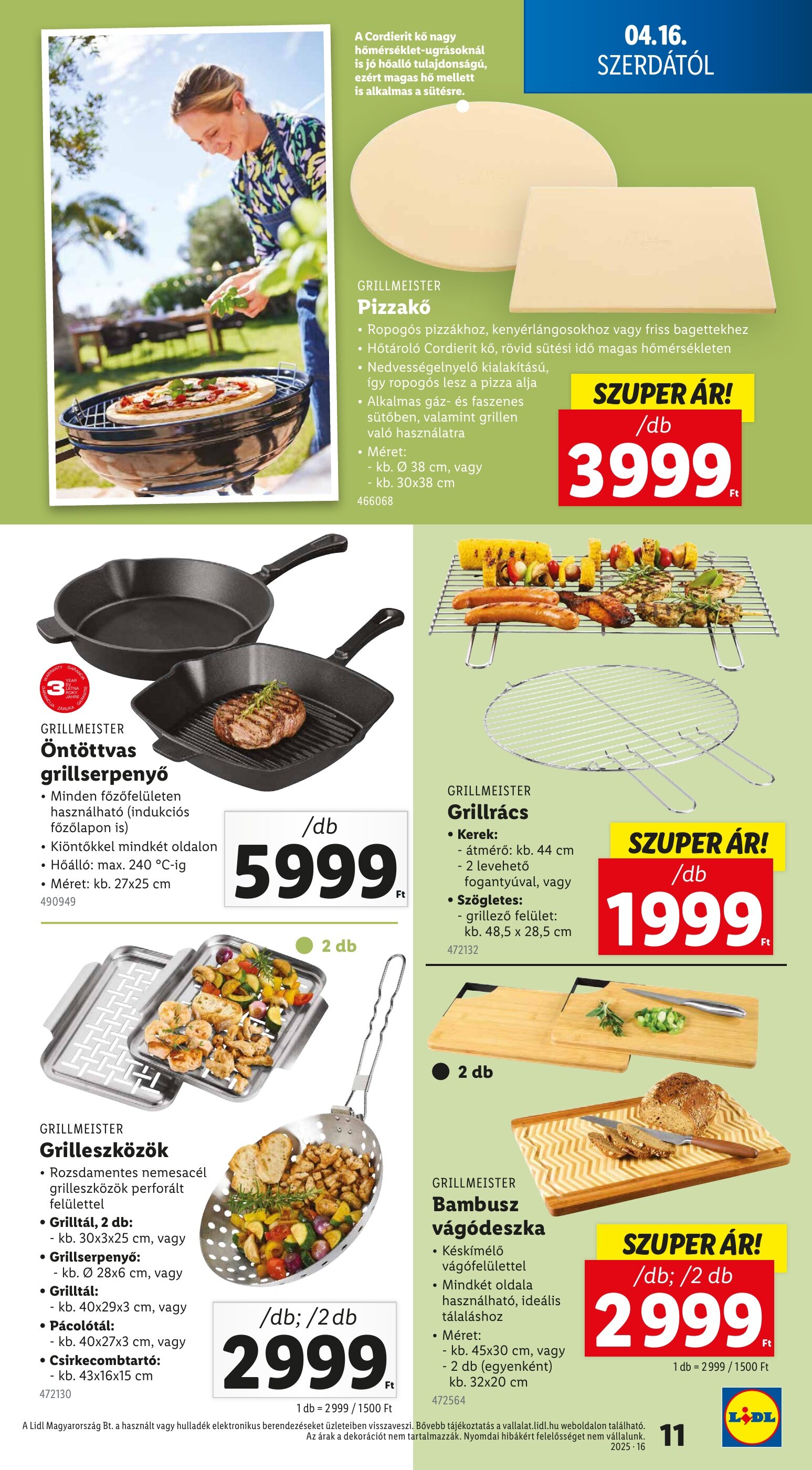 Lidl akciós újság - 16-04-2025
