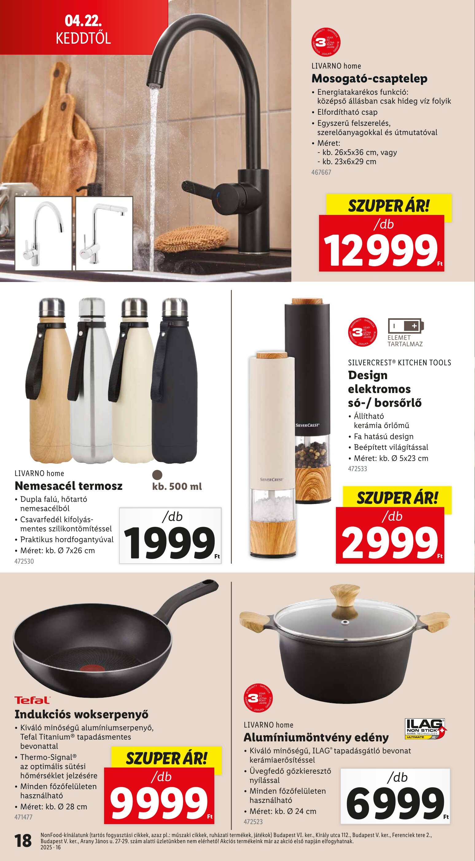 Lidl akciós újság - 16-04-2025