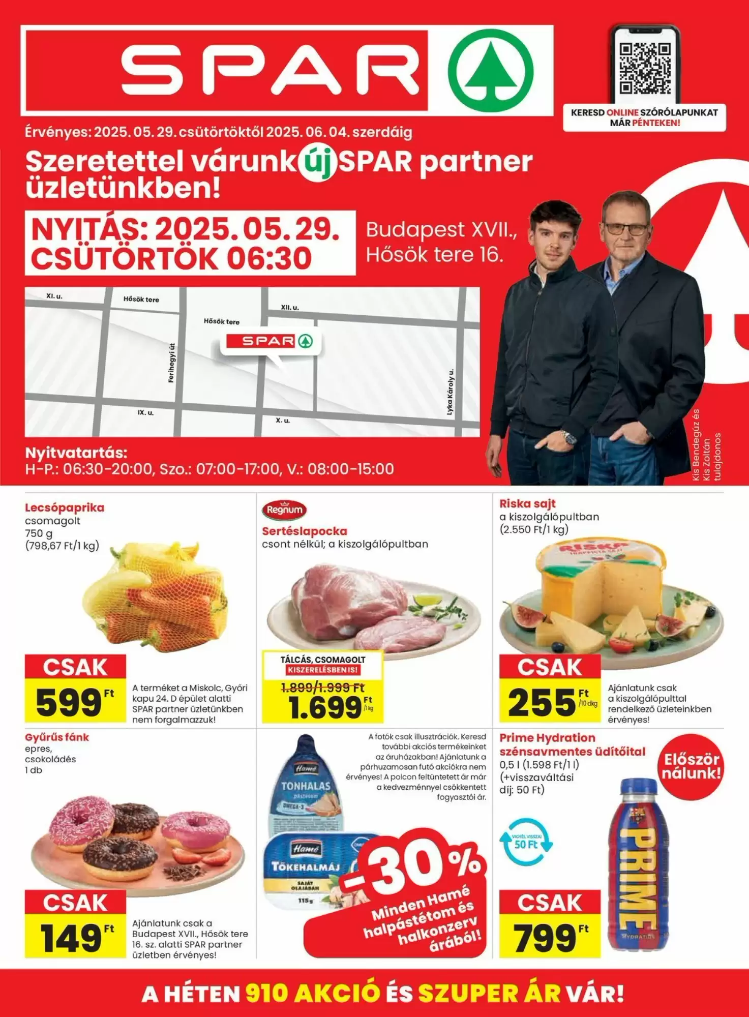 Spar akciós újság hét 22 - 29-05-2025 ( érvényes 29-05-2025-tól 05-06-2025-ig)